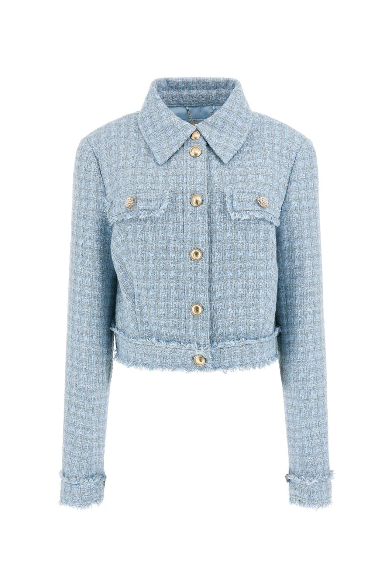DAPHNEE CROPPED JACK LIGHT BLUE/WHITE COM 8