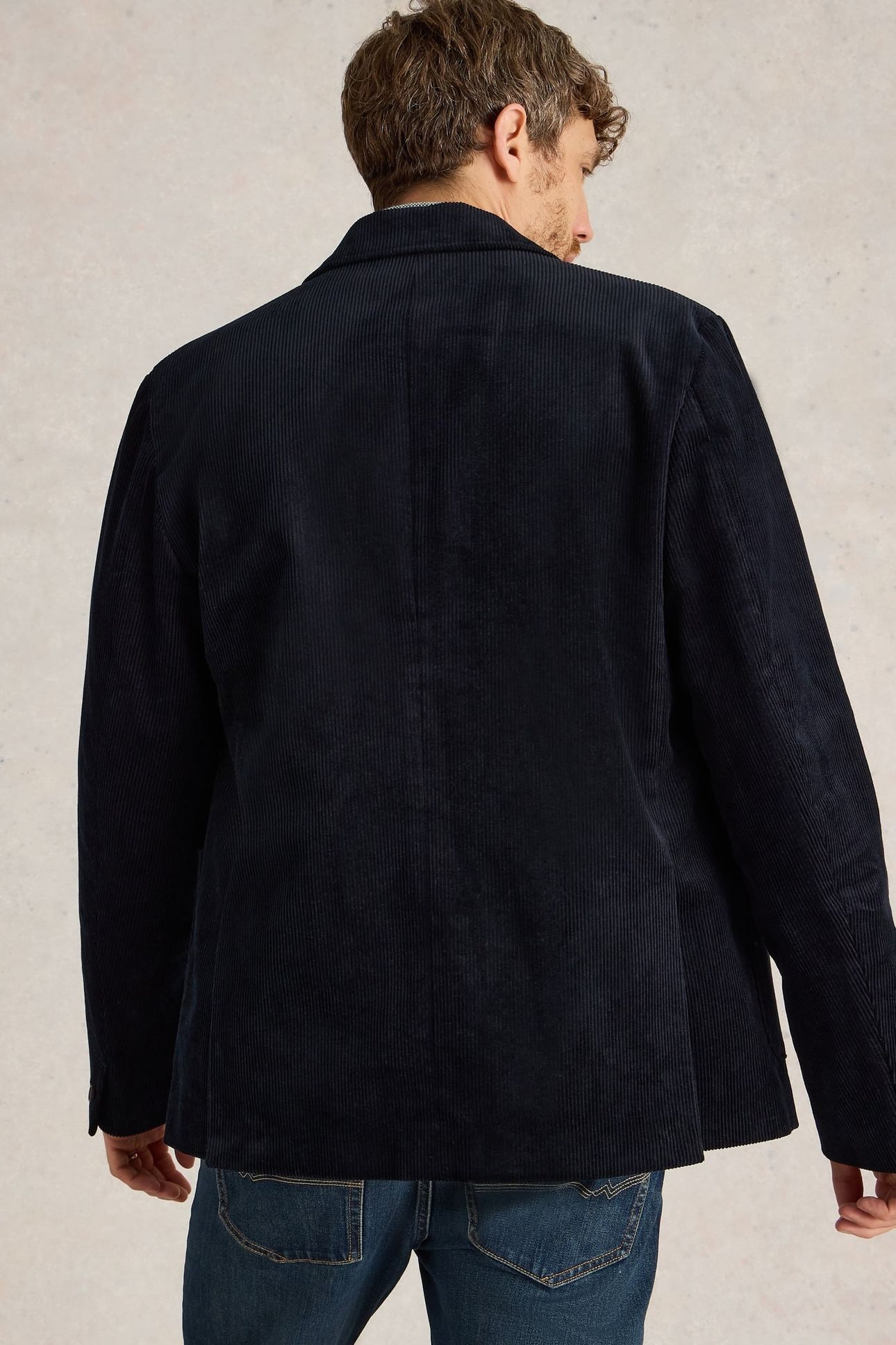 KIRKBY CORD BLAZER DARK NAVY 3