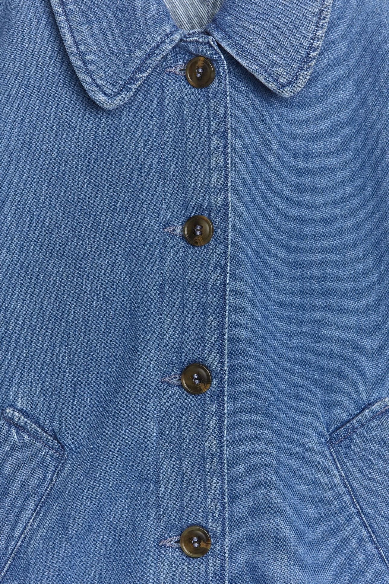 JANE LONG TRENCHCOAT BLUE 4