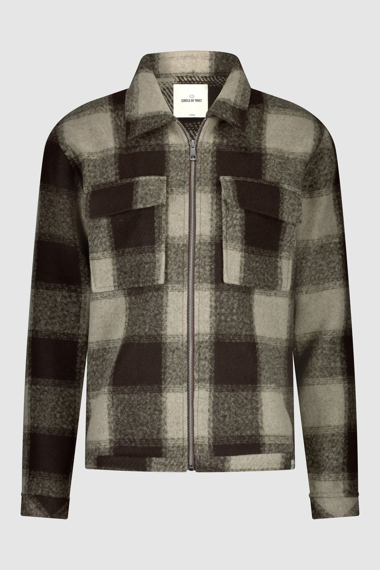 ZANE OVERSHIRT CHOCOLAT 1