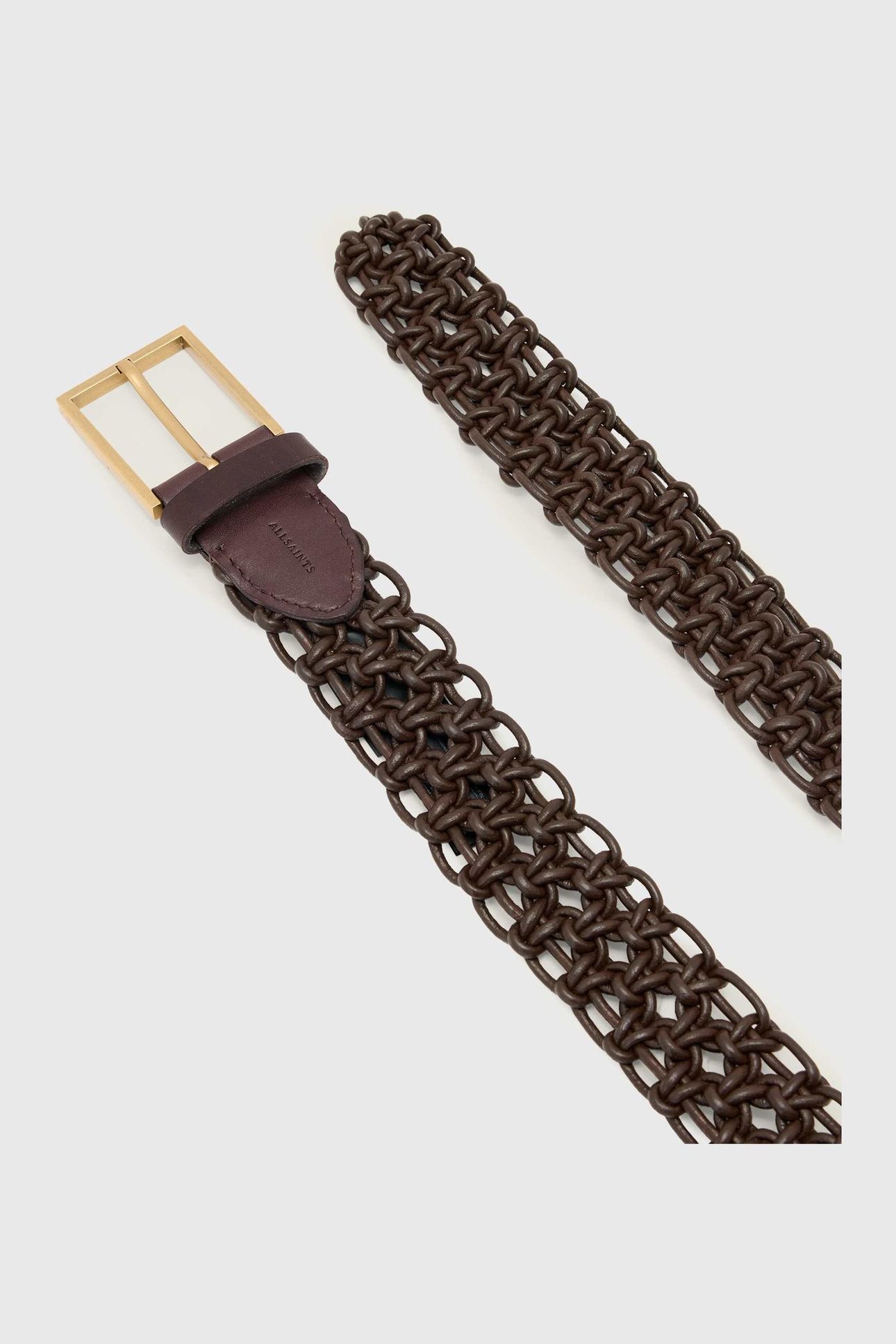 ILA WOVEN BELT BROWN 4