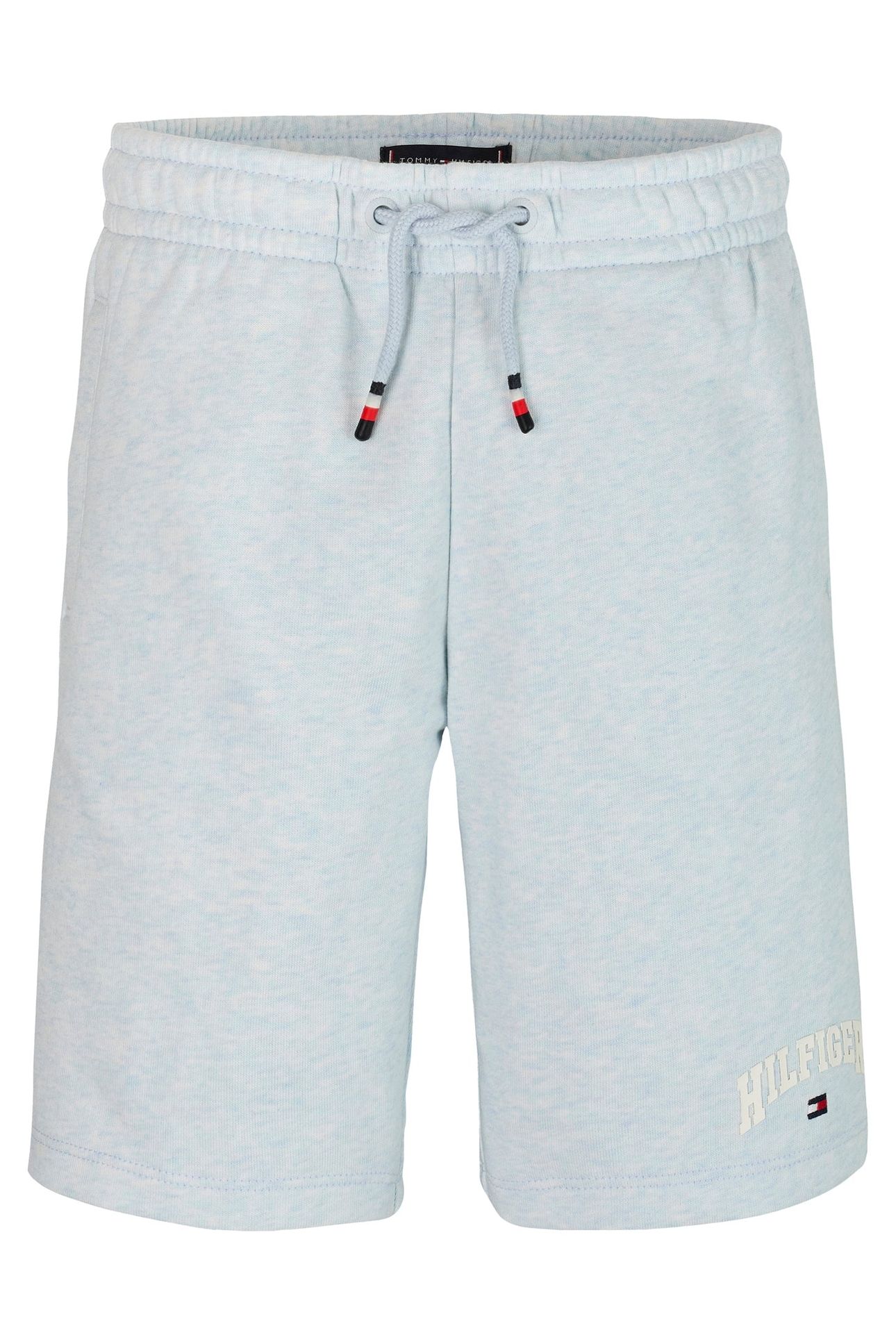 BOYS HILFIGER VARSITY SWEATSHORT BREEZY BLUE HEATHER 3
