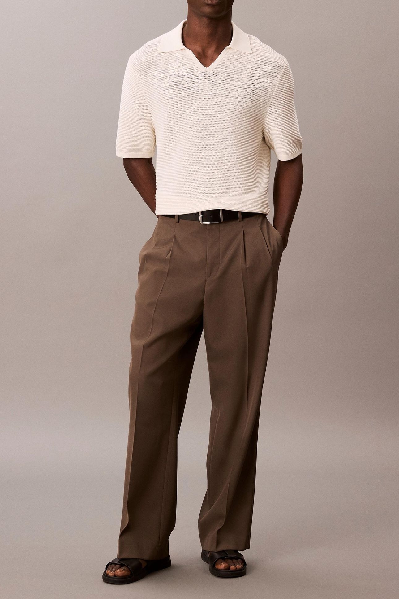 SS SNOWY TECH KNIT JUMPER TOFU 3