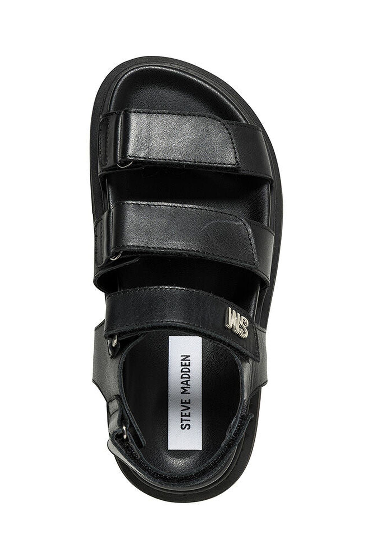 GLORIAS SANDALS BLACK LEATHER 5