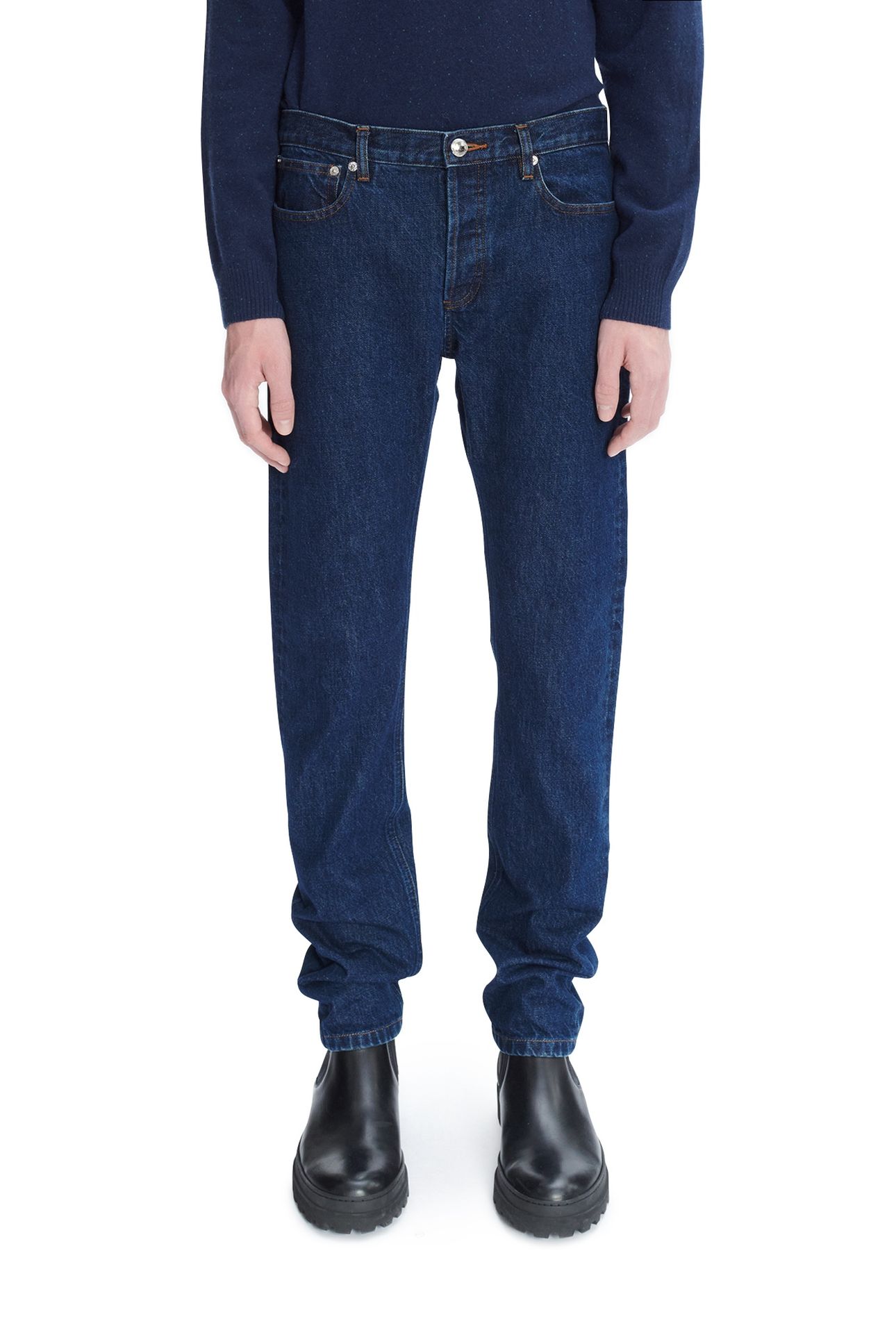 UNISEX SMALL NEW STANDARD WASHED INDIGO 1
