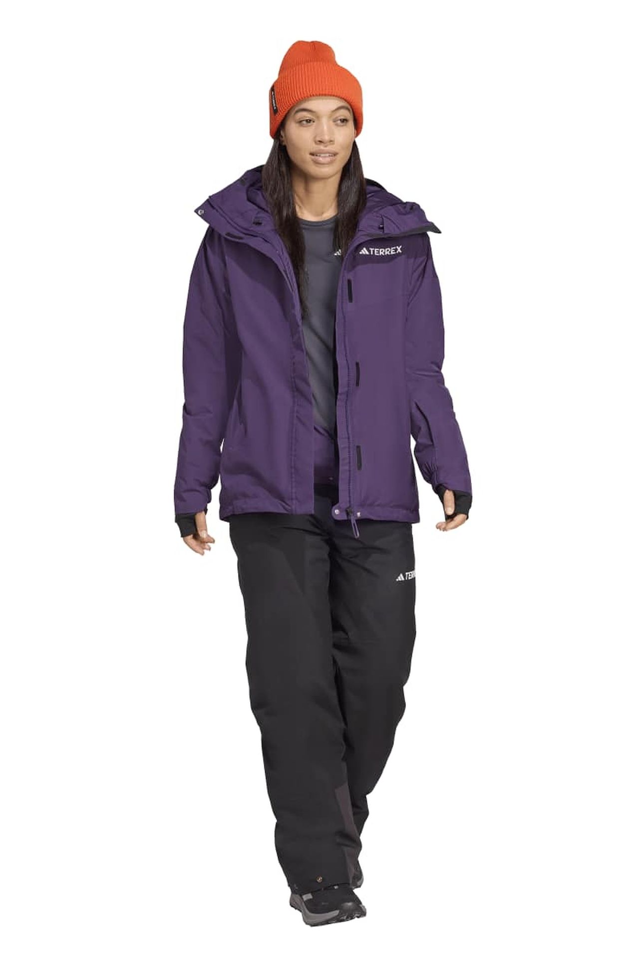 W MT 2L INS JACKET AURORA PLUM 4