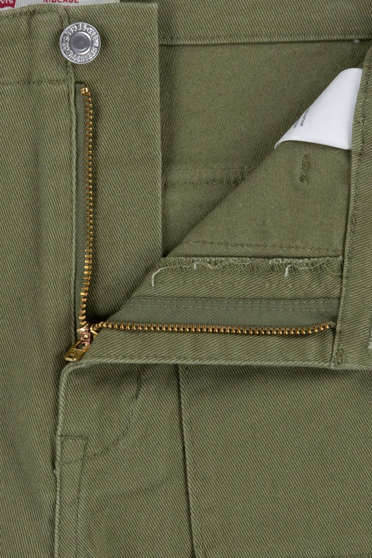 GIRLS RIBCAGE UTILITY STRAIGHT PANTS LODEN GREEN 3