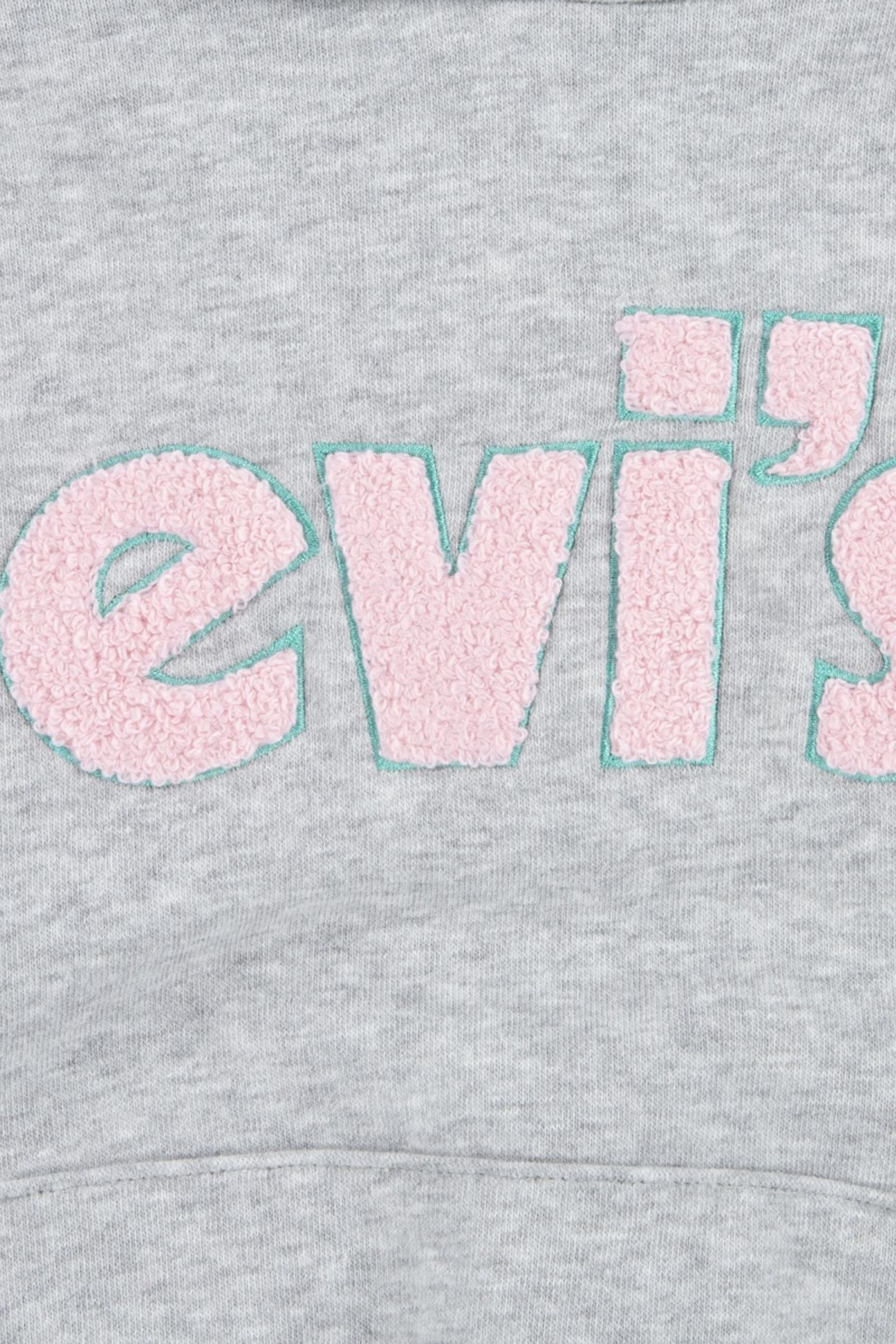 GIRLS PULLOVER HOODIE GRAY HEATHER 4