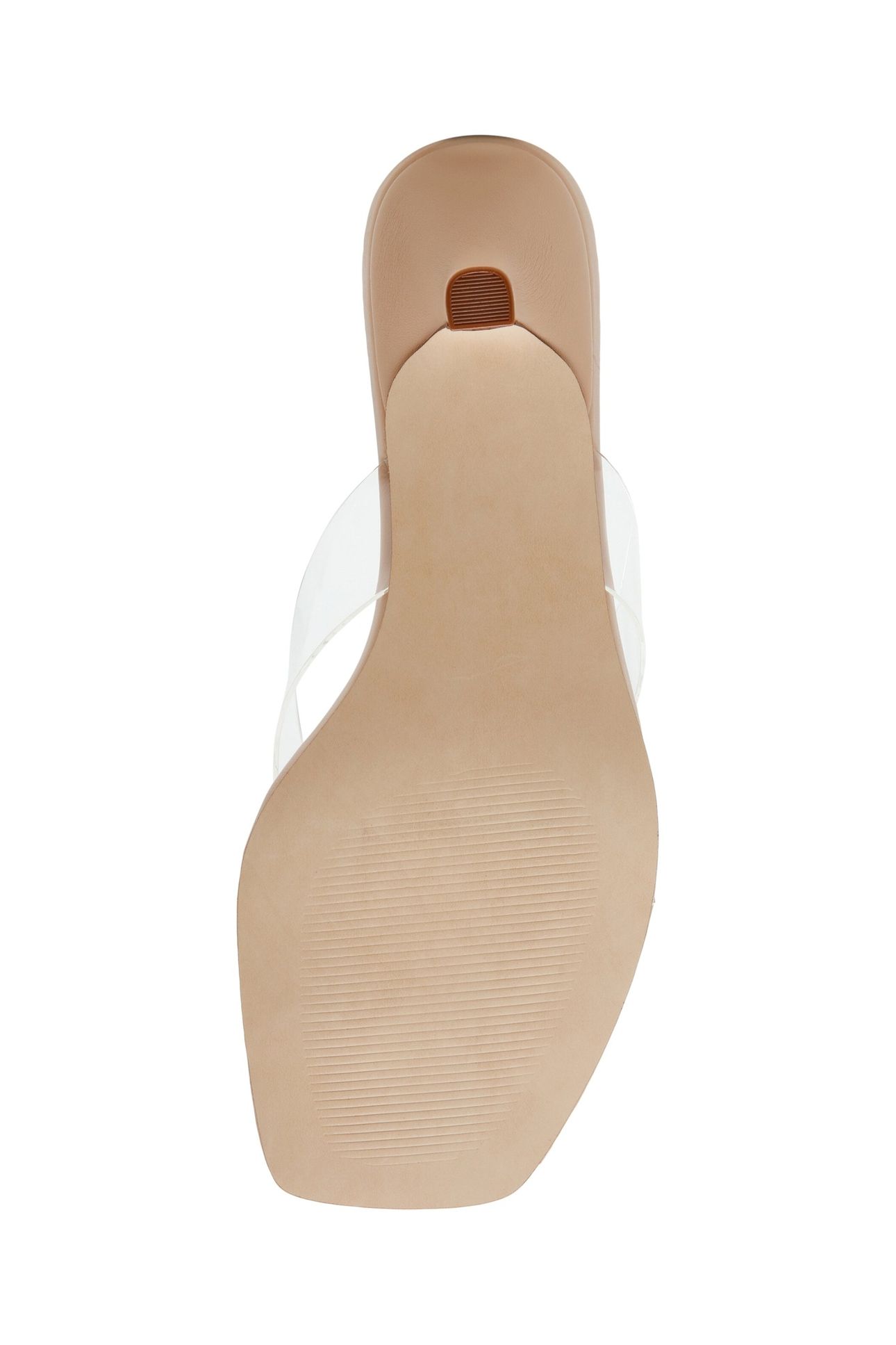TRACIE SANDALS CLEAR NUDE 8