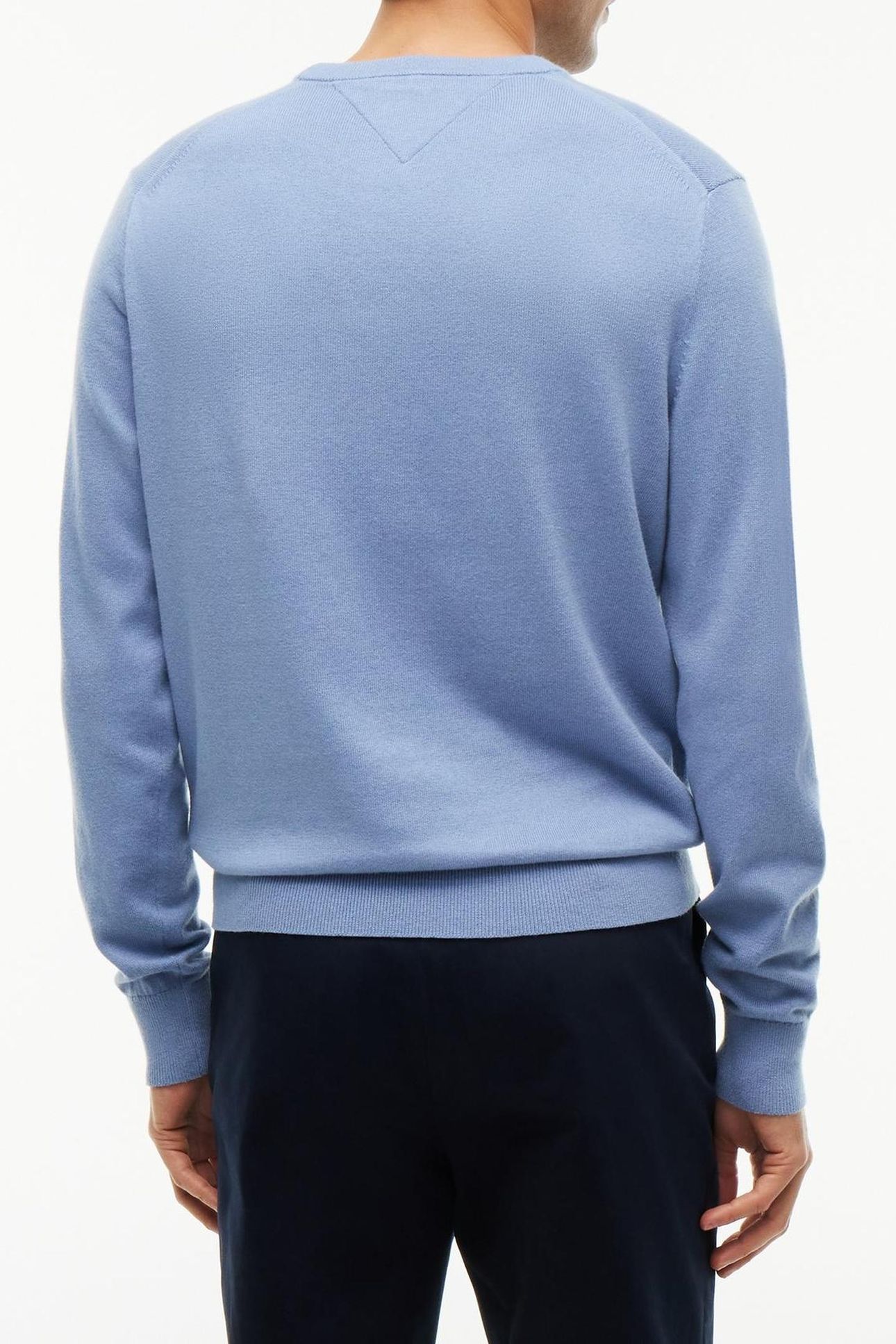 PIMA COTTON CASHMERE SWEATER BRISK BLUE 7