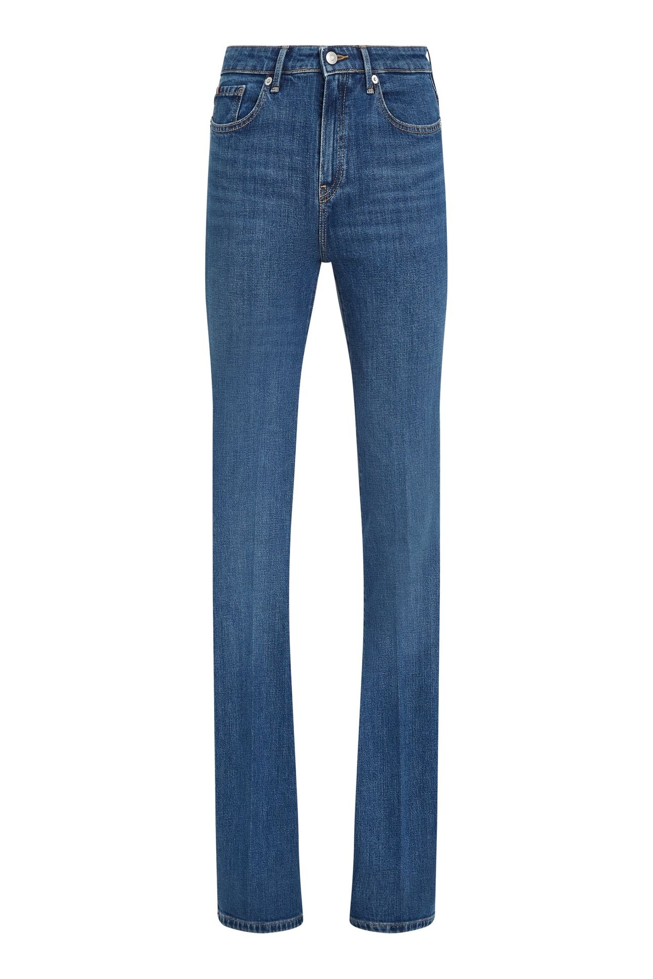BOOTCUT MID RISE MID BLUE 4