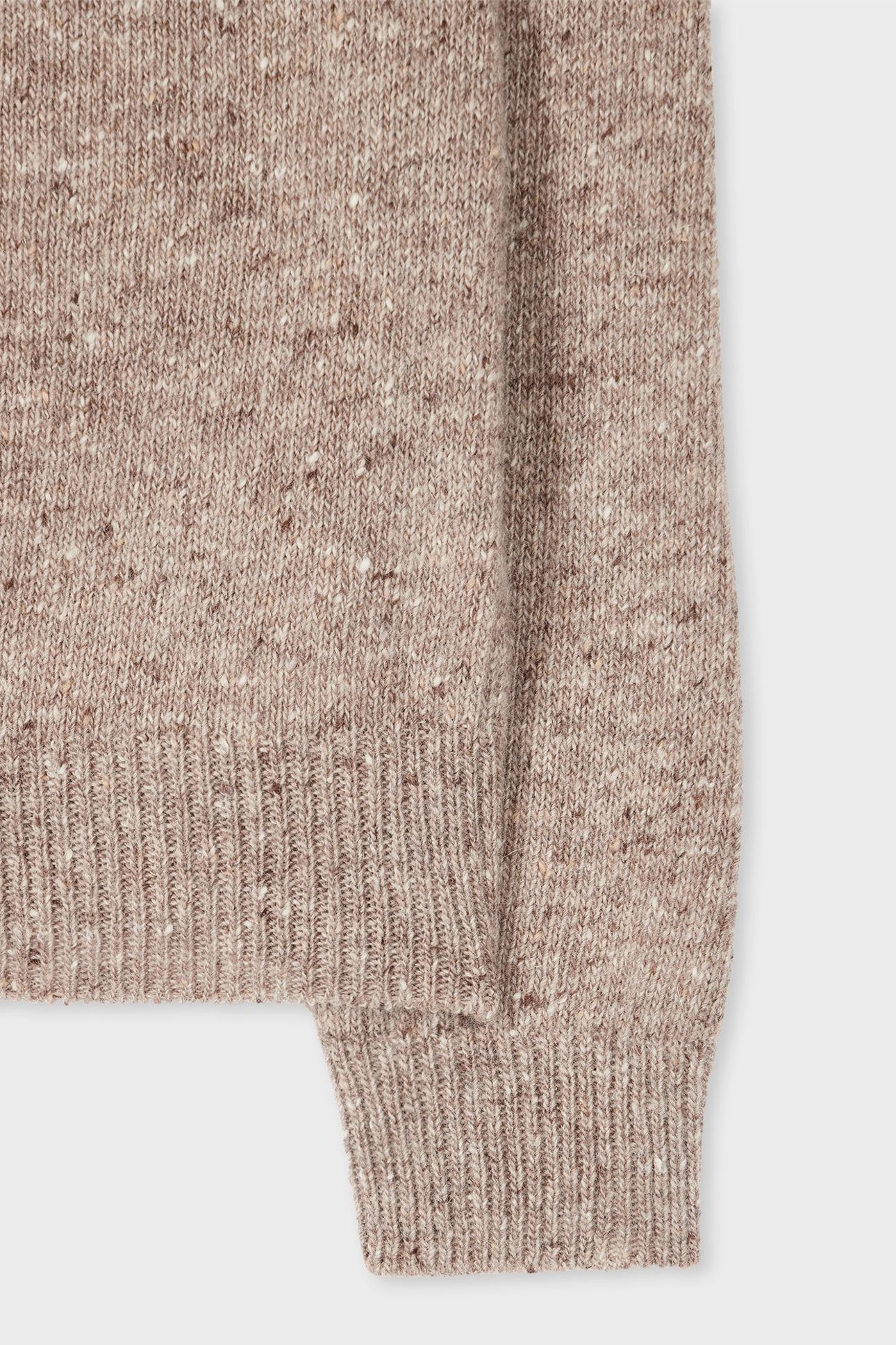 MENS SWEATER CREW NECK LIGHT BEIGE 5