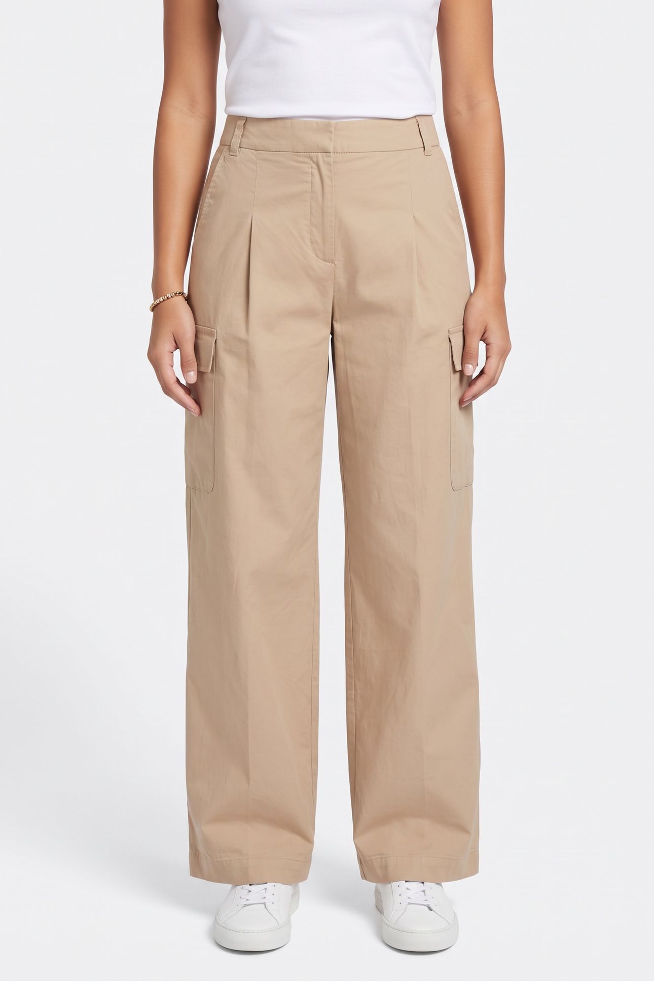WIDE TROUSERS BEIGE 1