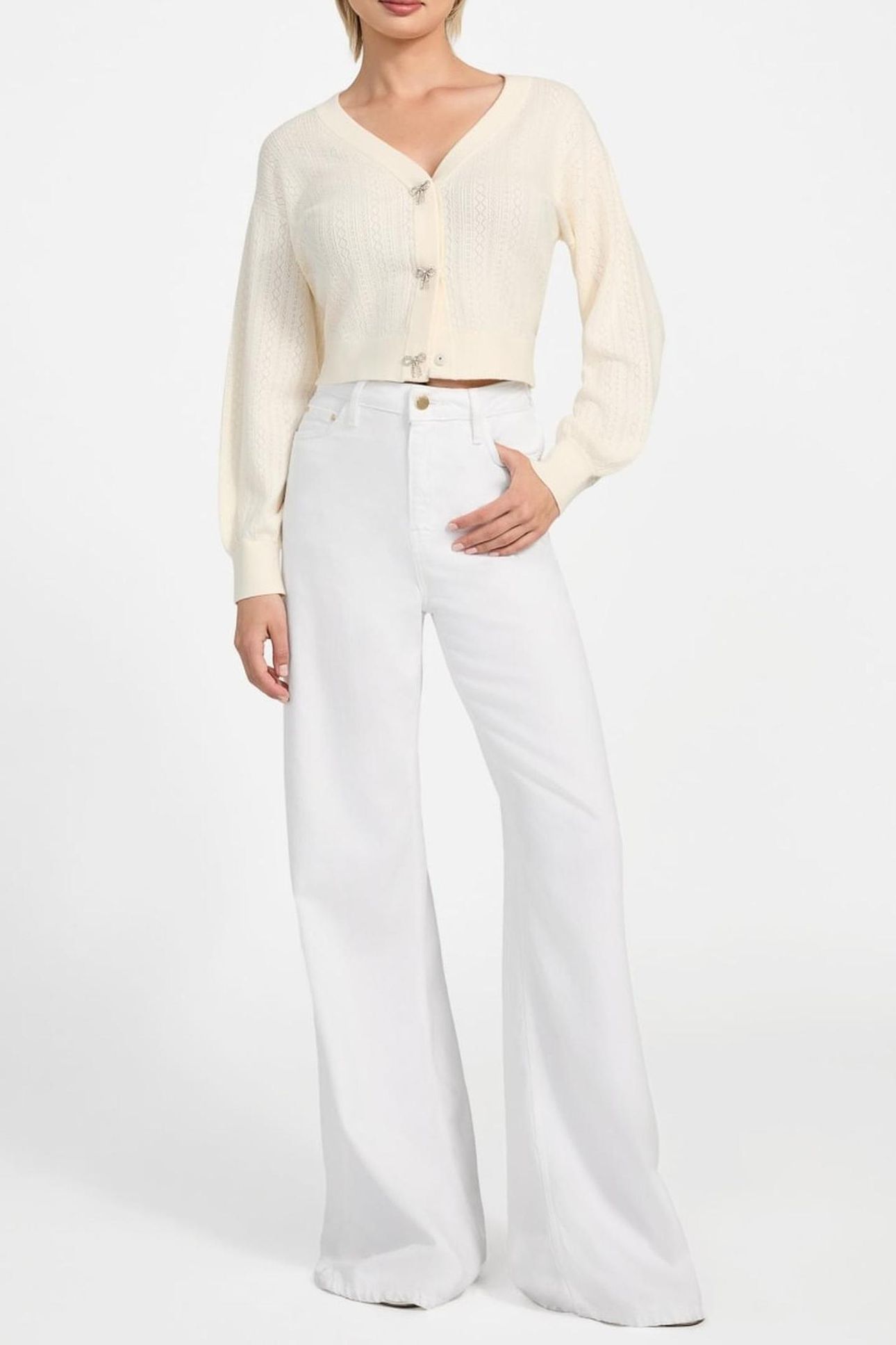 LS VN LYLA CARDI SWT CREAM WHITE 1