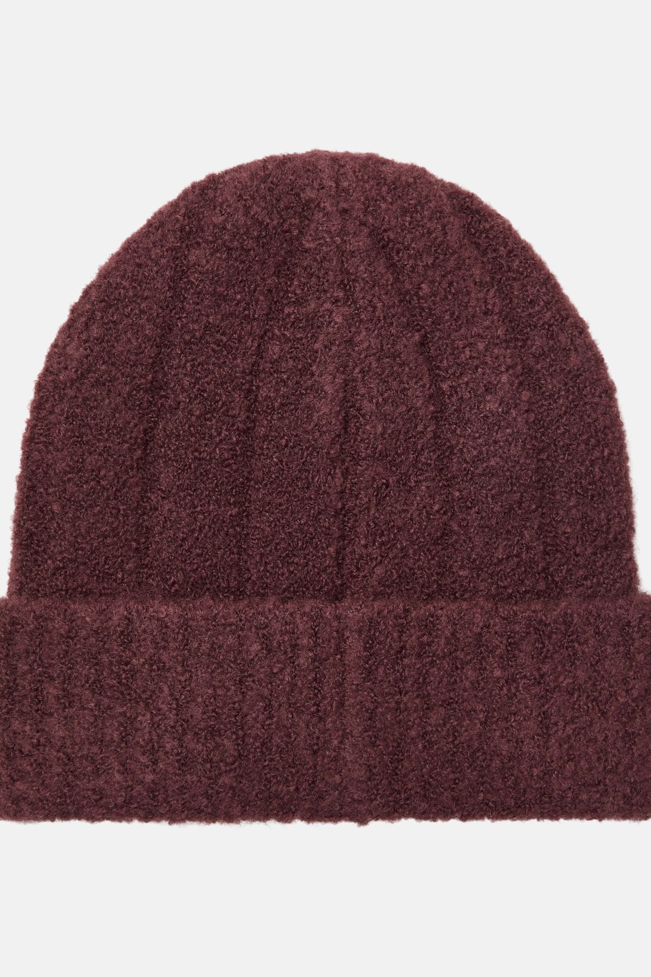 CK PATCH BOUCLE BEANIE FUDGE 2