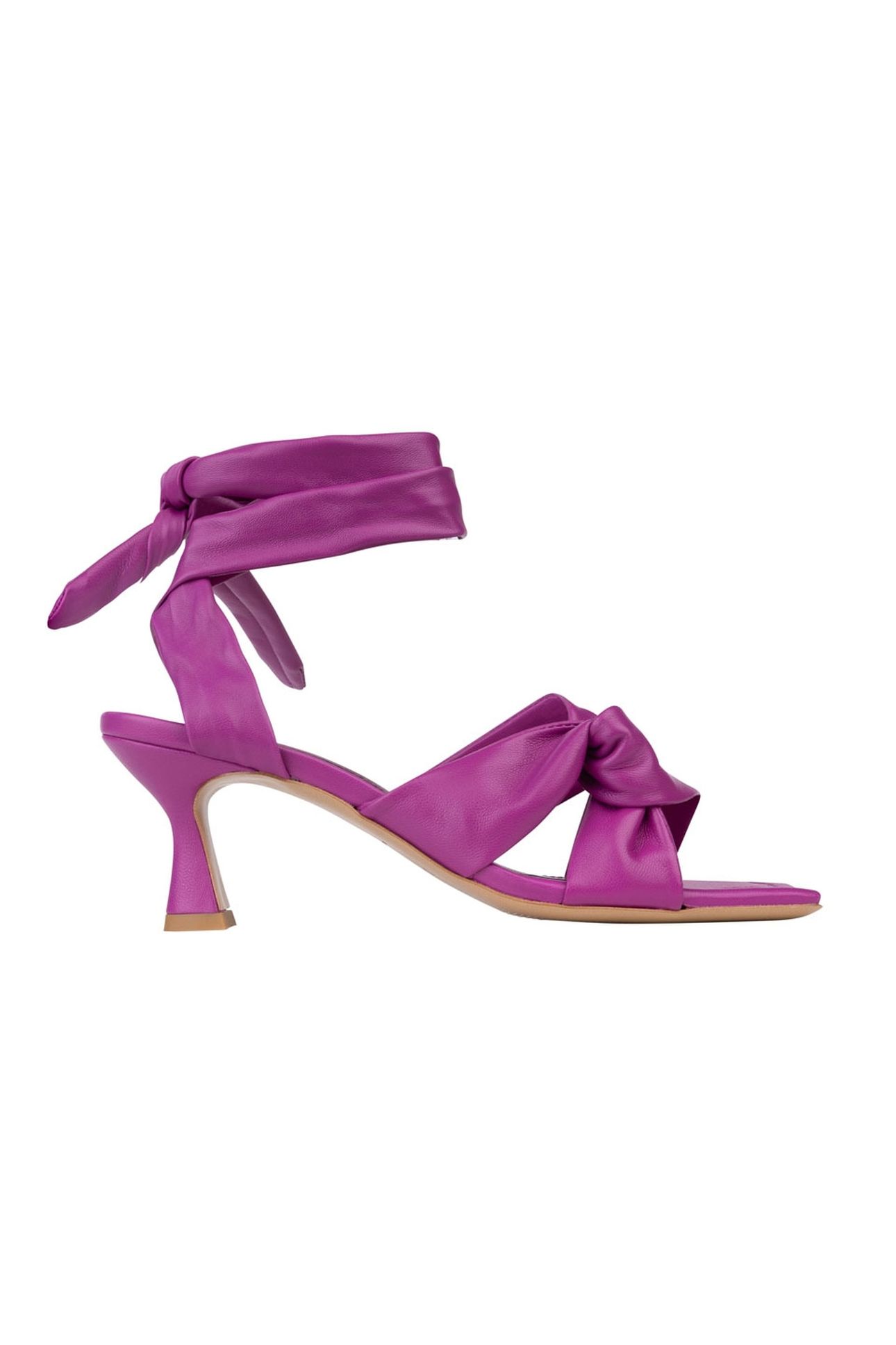 ZIYA HEELED LEATHER SANDALS CANDY CRUSH 1