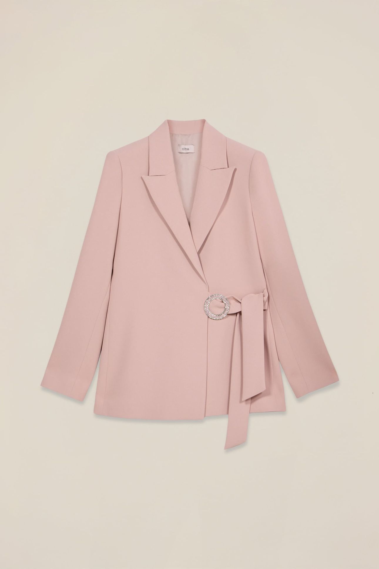BLAZER WITH JEWEL BUCKLE PINK 4