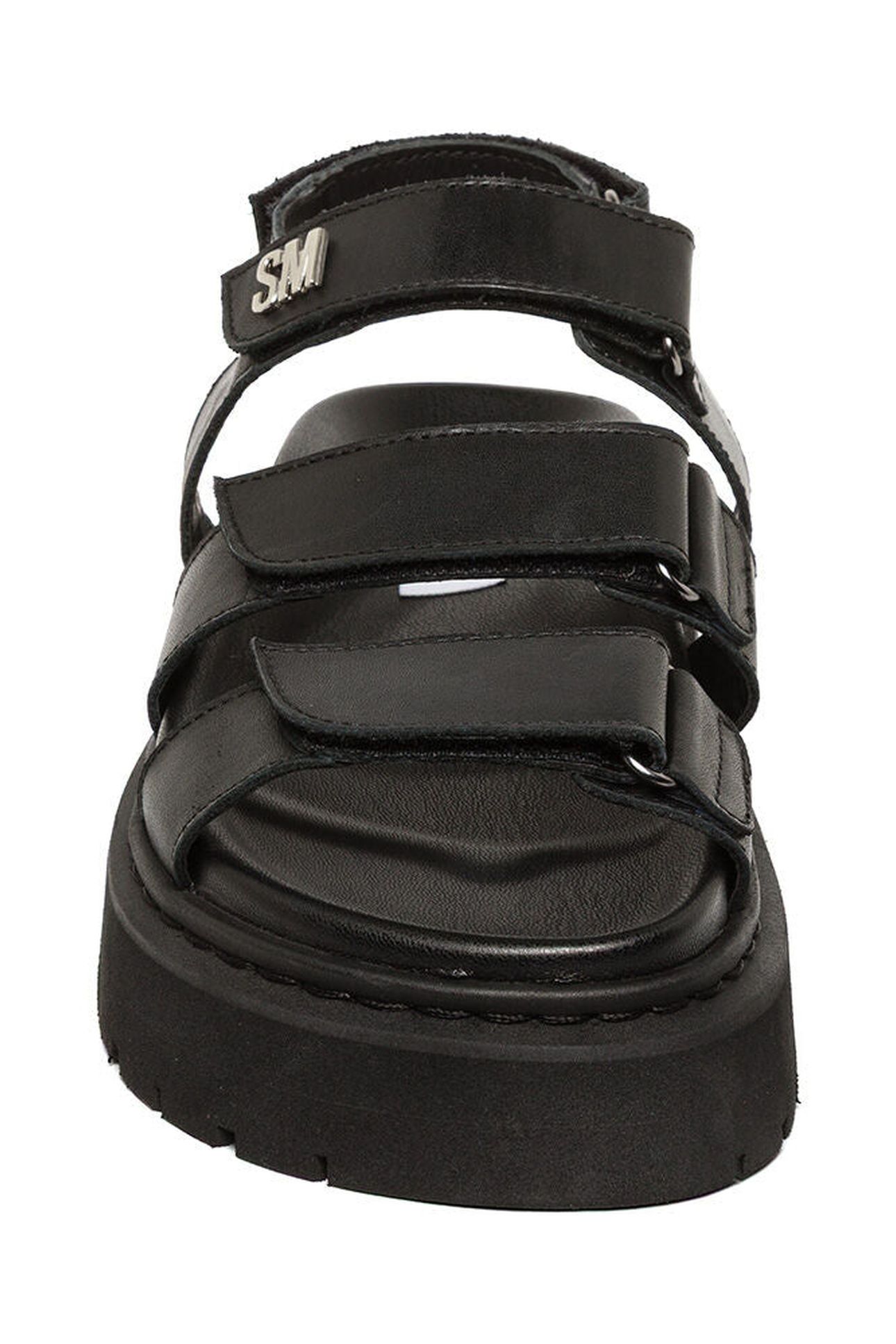 GLORIAS SANDALS BLACK LEATHER 3