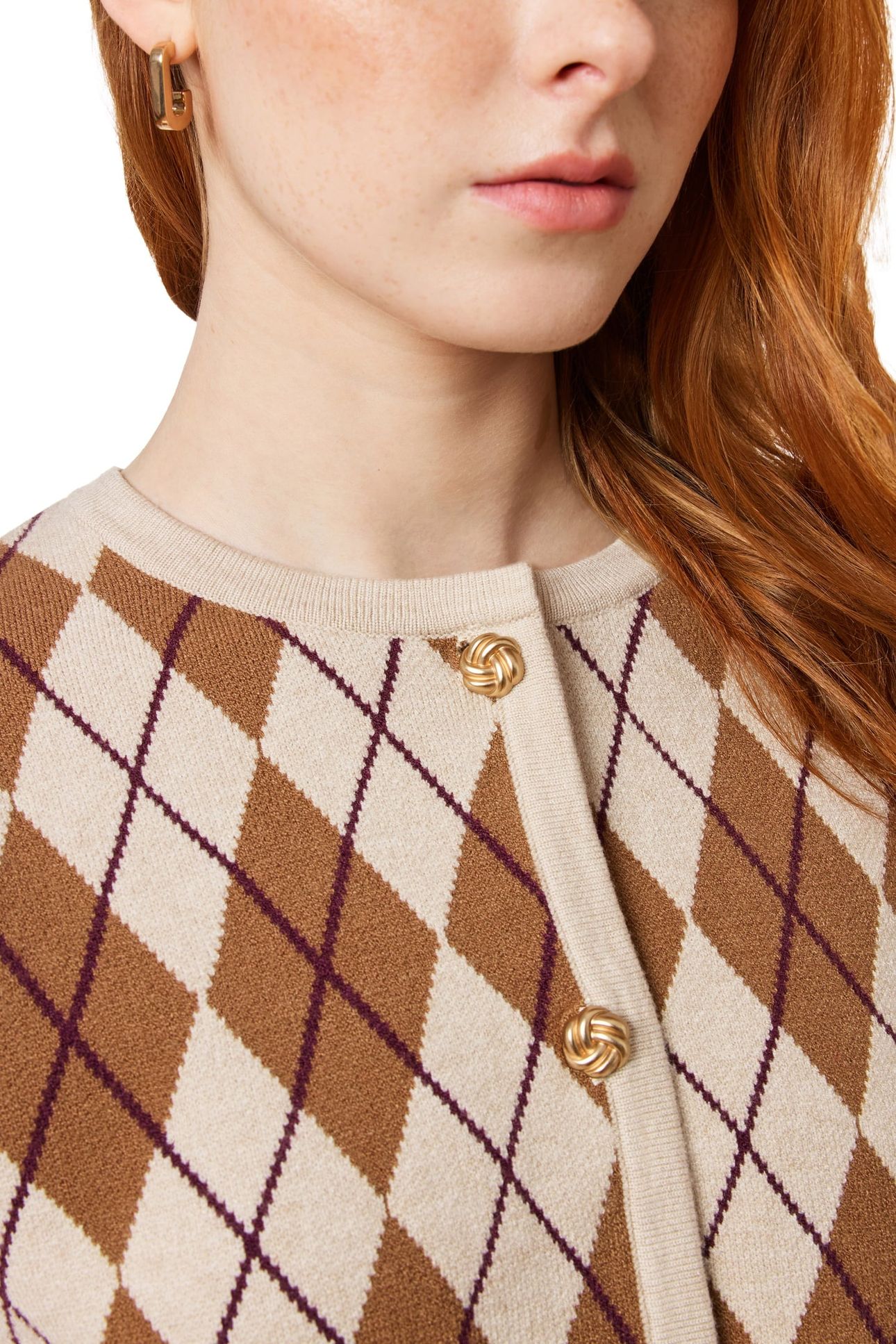 SWEATER OATMEAL HEATHER/FOT TROT 7