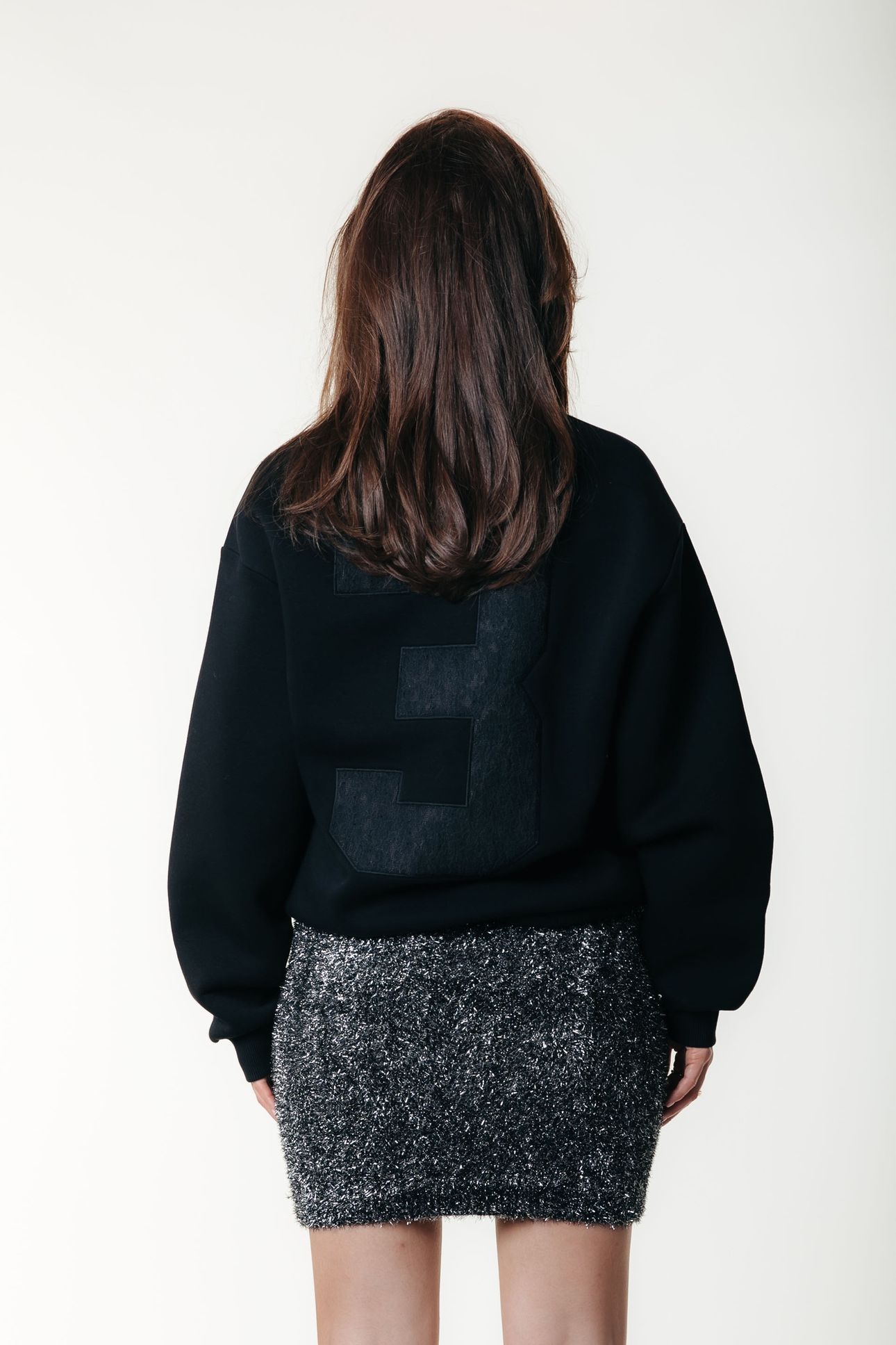 INAYA LUREX SKIRT METALLIC SILVER 4