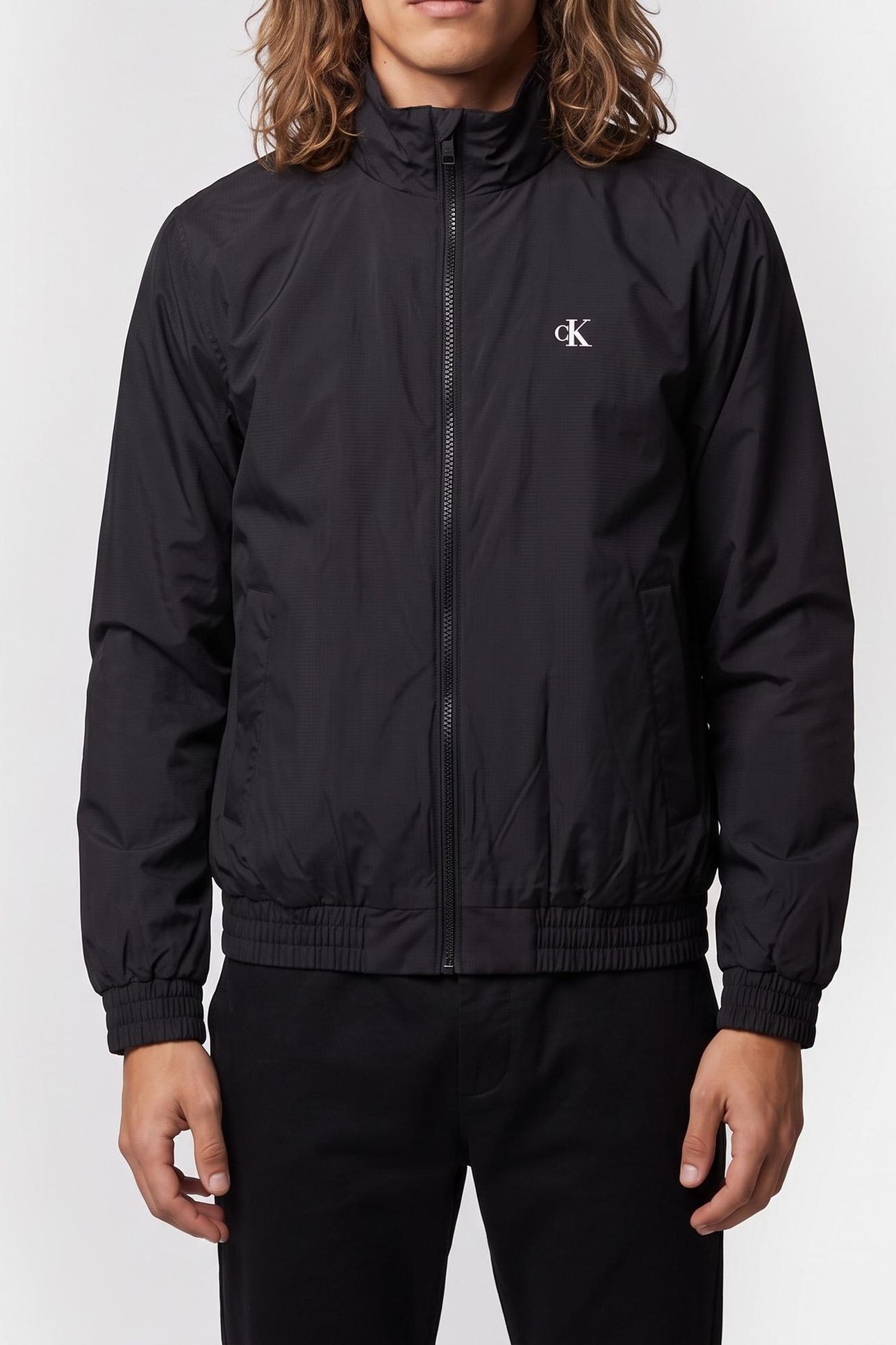 LS RIPSTOP PADDED HARRINGTON JACKET BLACK 1