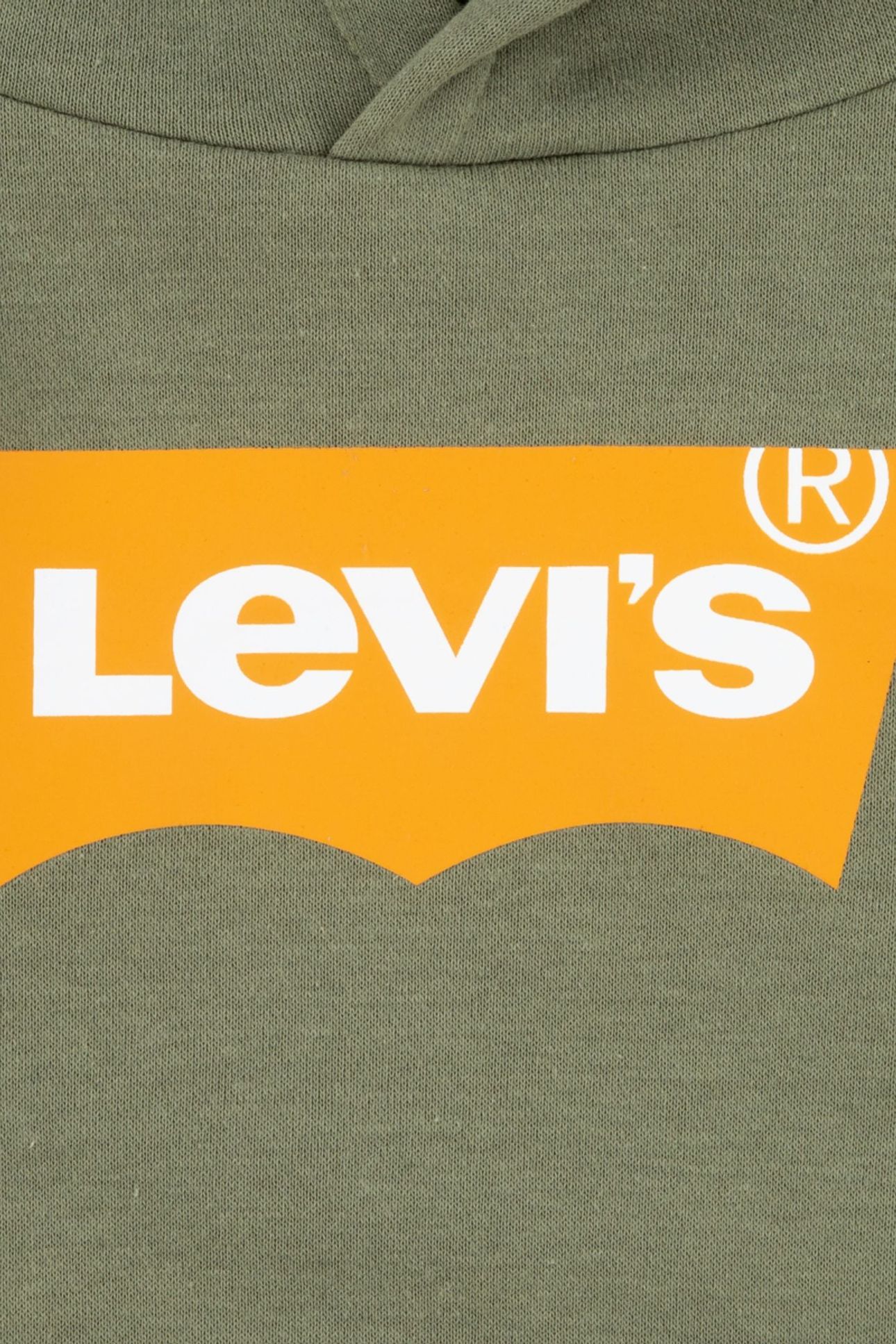 BOYS BATWING SCREENPRINT HOODIE OLIVINE 3