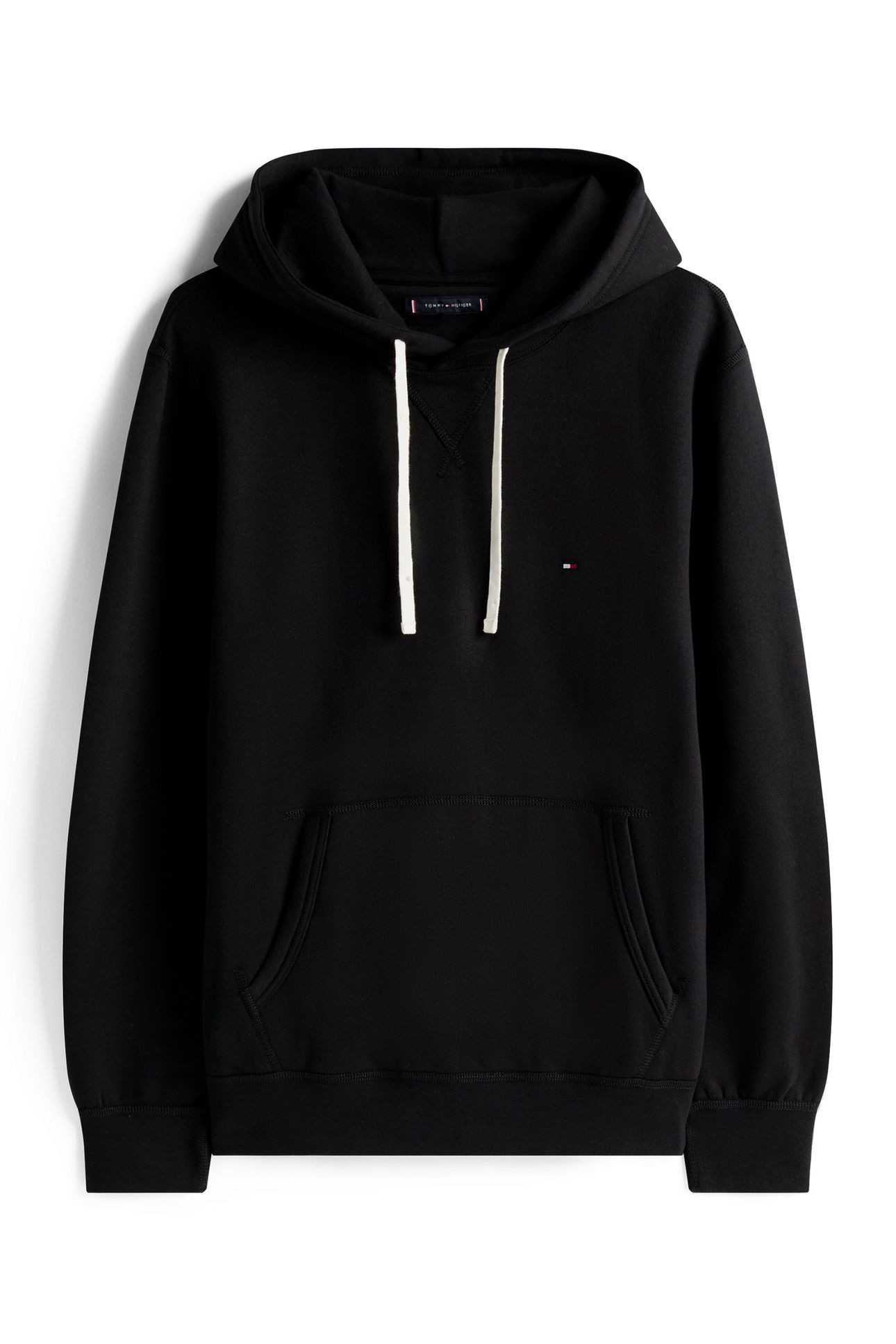 ESSENTIAL FLEECE HOODIE BLACK 5