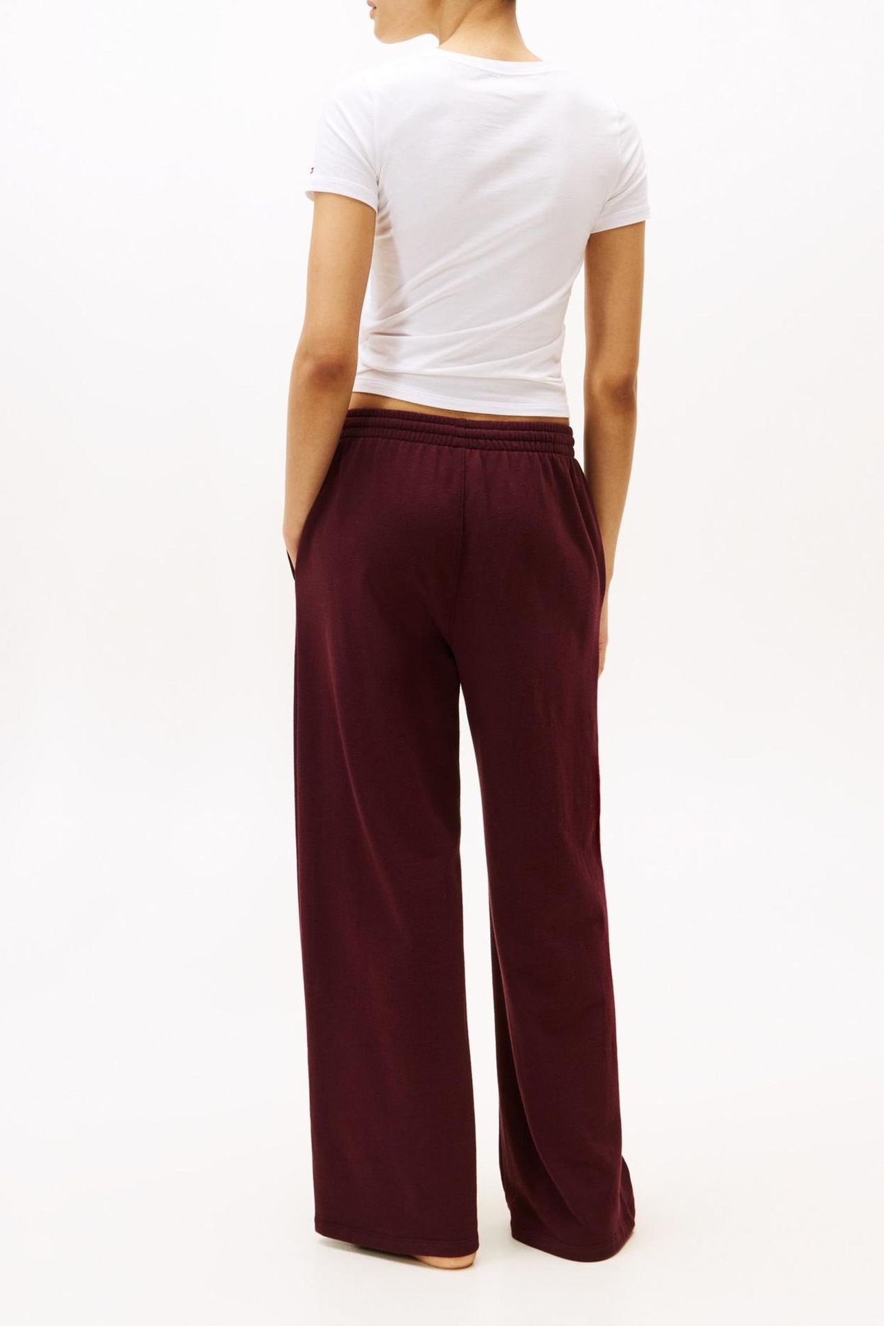 WIDE LEG PANTS DEEP BURGUNDY 2