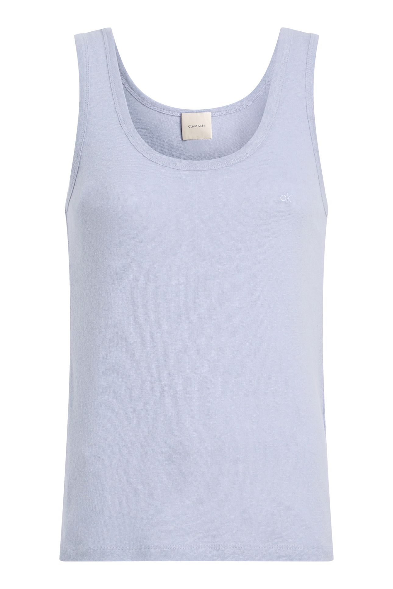 LINEN JERSEY TANK LILAC GRAY 4
