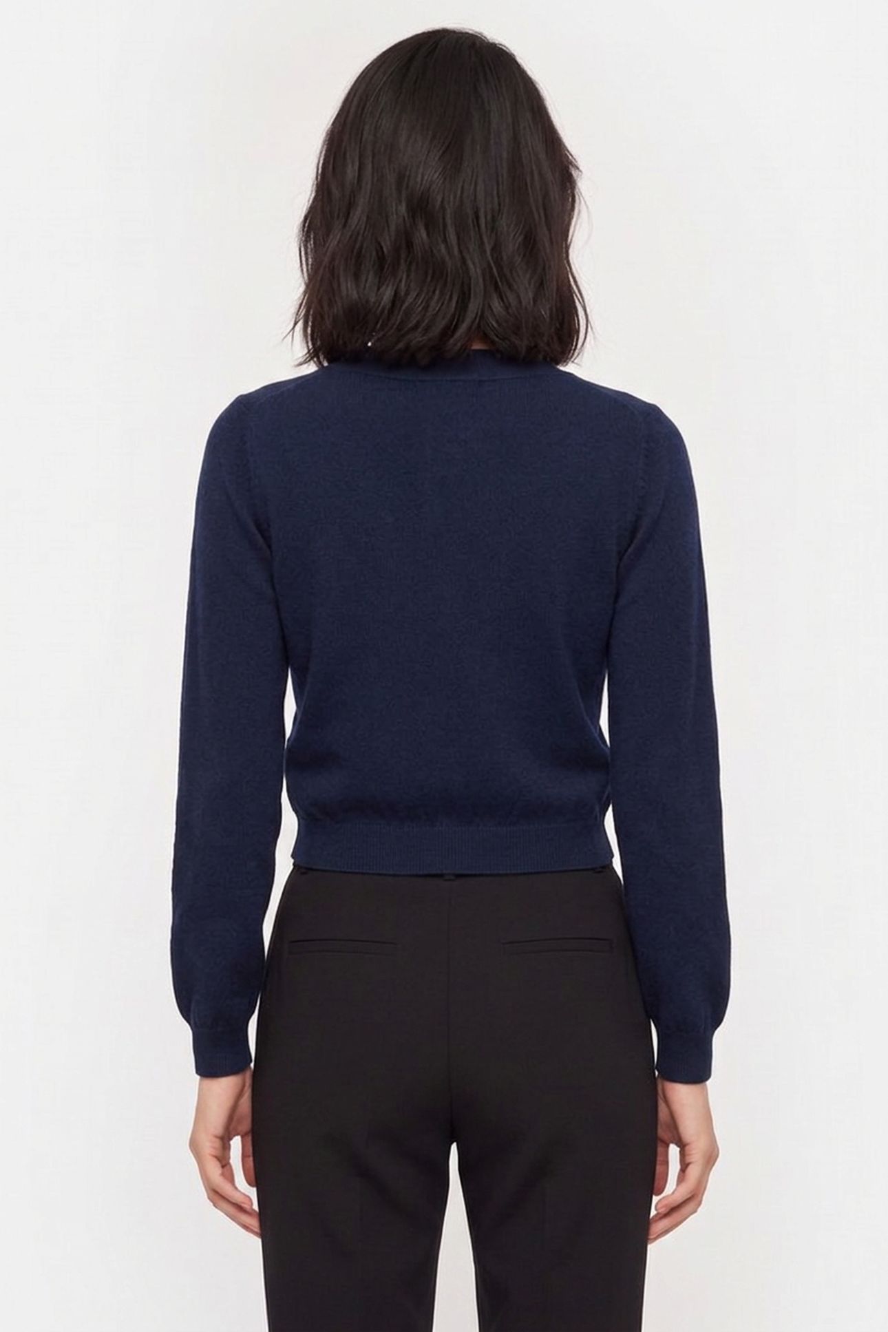 KNITTED JACKET BLUE 2
