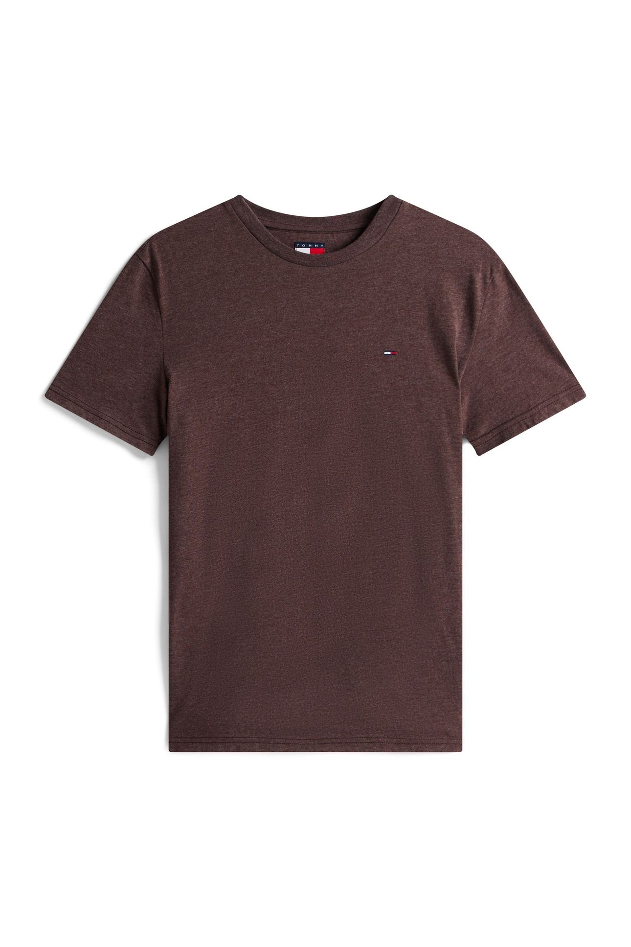TJM XSLIM JASPE TEE RICH BROWN HEATHER 4