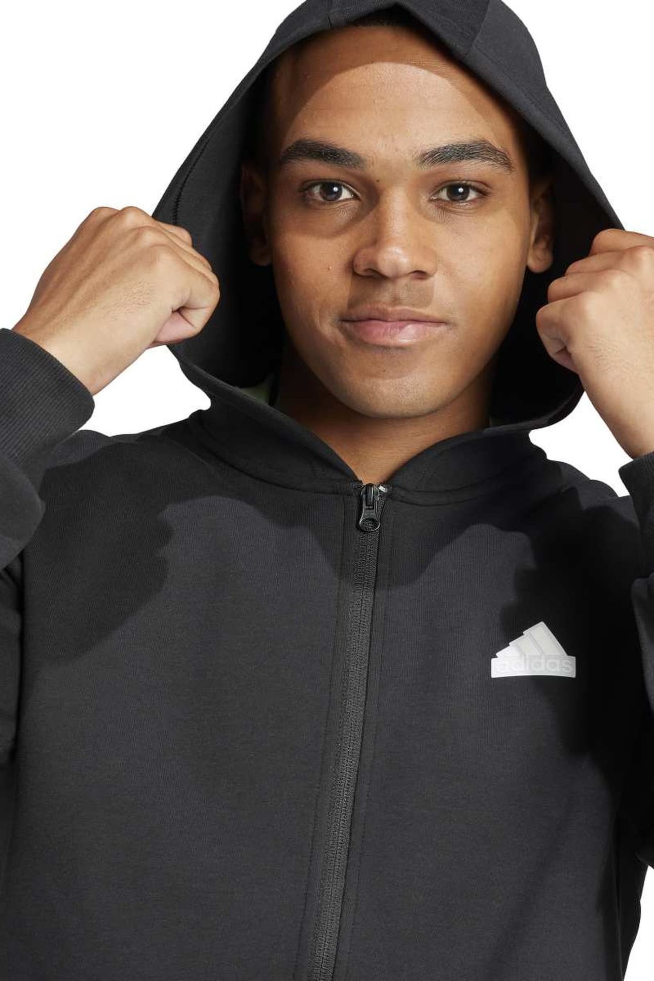 UNISEX 3S HOODIE TRACK TOP BLACK 5