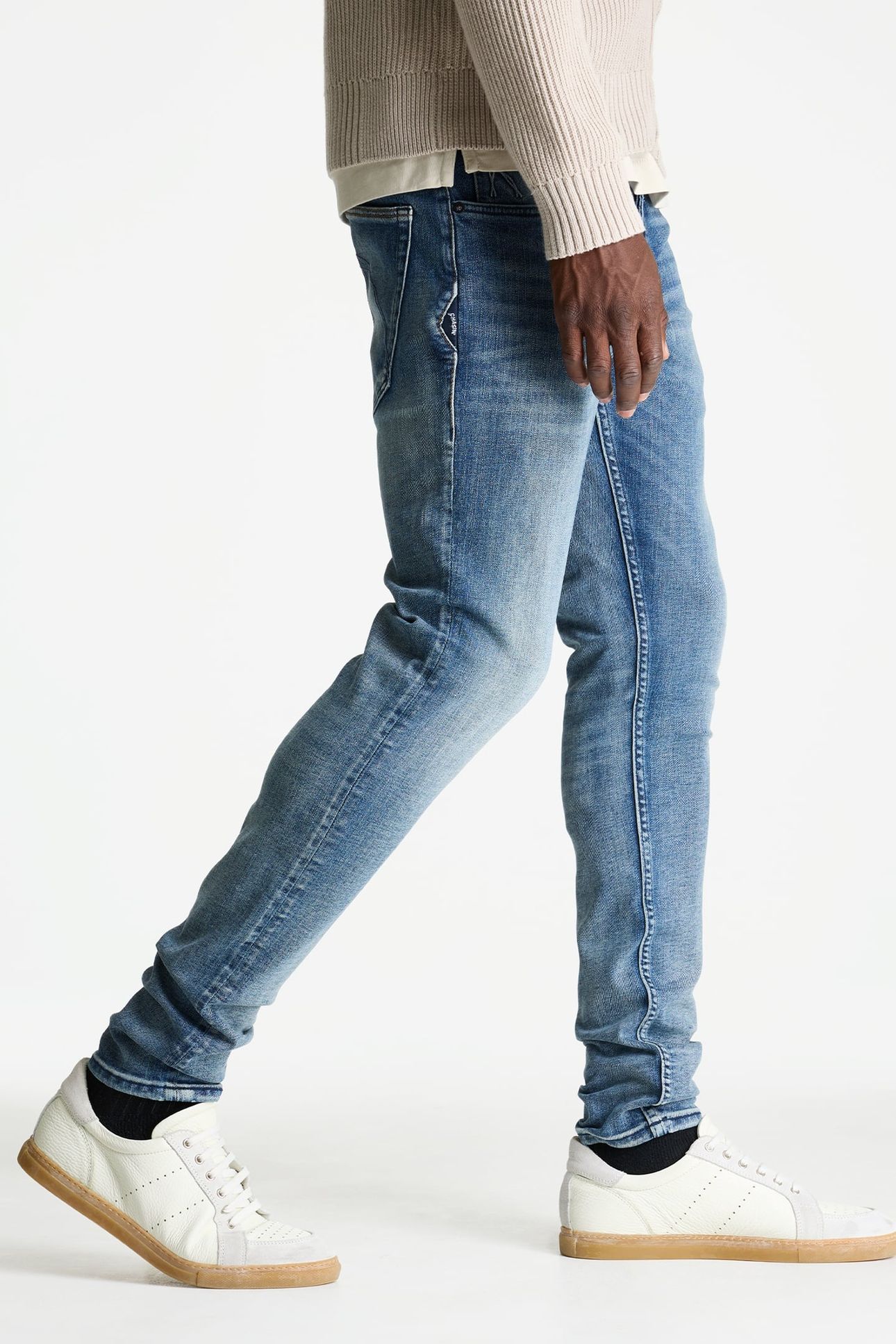 PANTS DENIM CARTER CREST MID BLUE DENIM 3