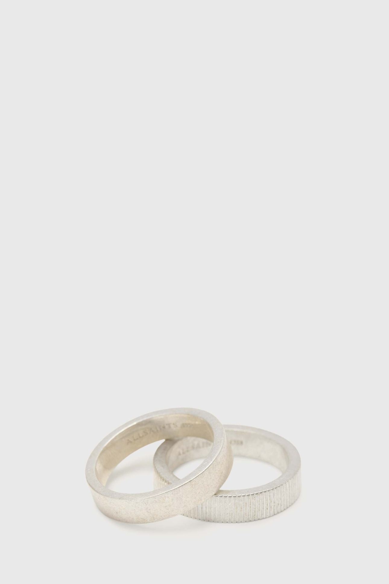 OTTO DBL RING WARM SILVER 2