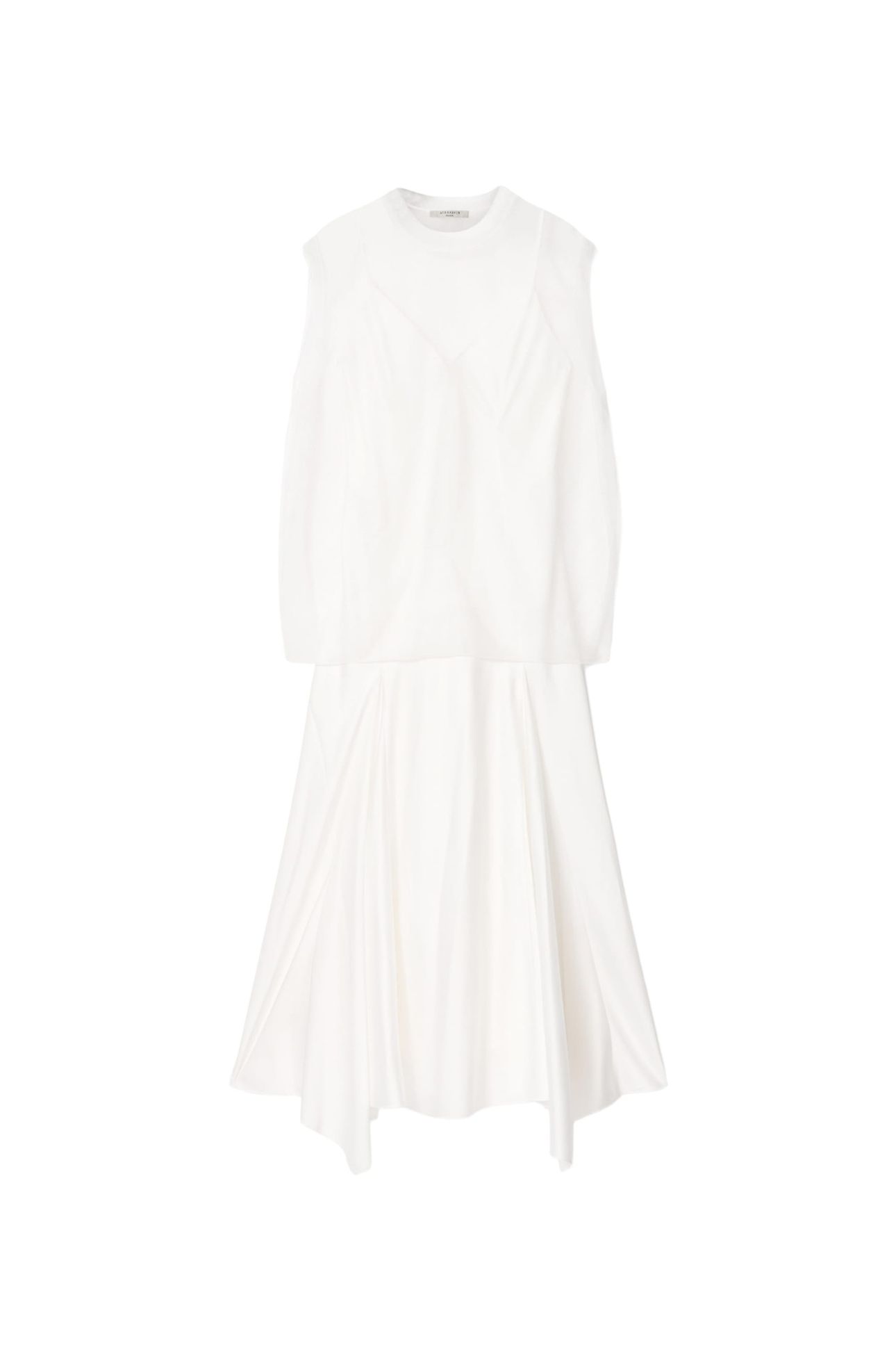 AVA DRESS CHALK WHITE 3