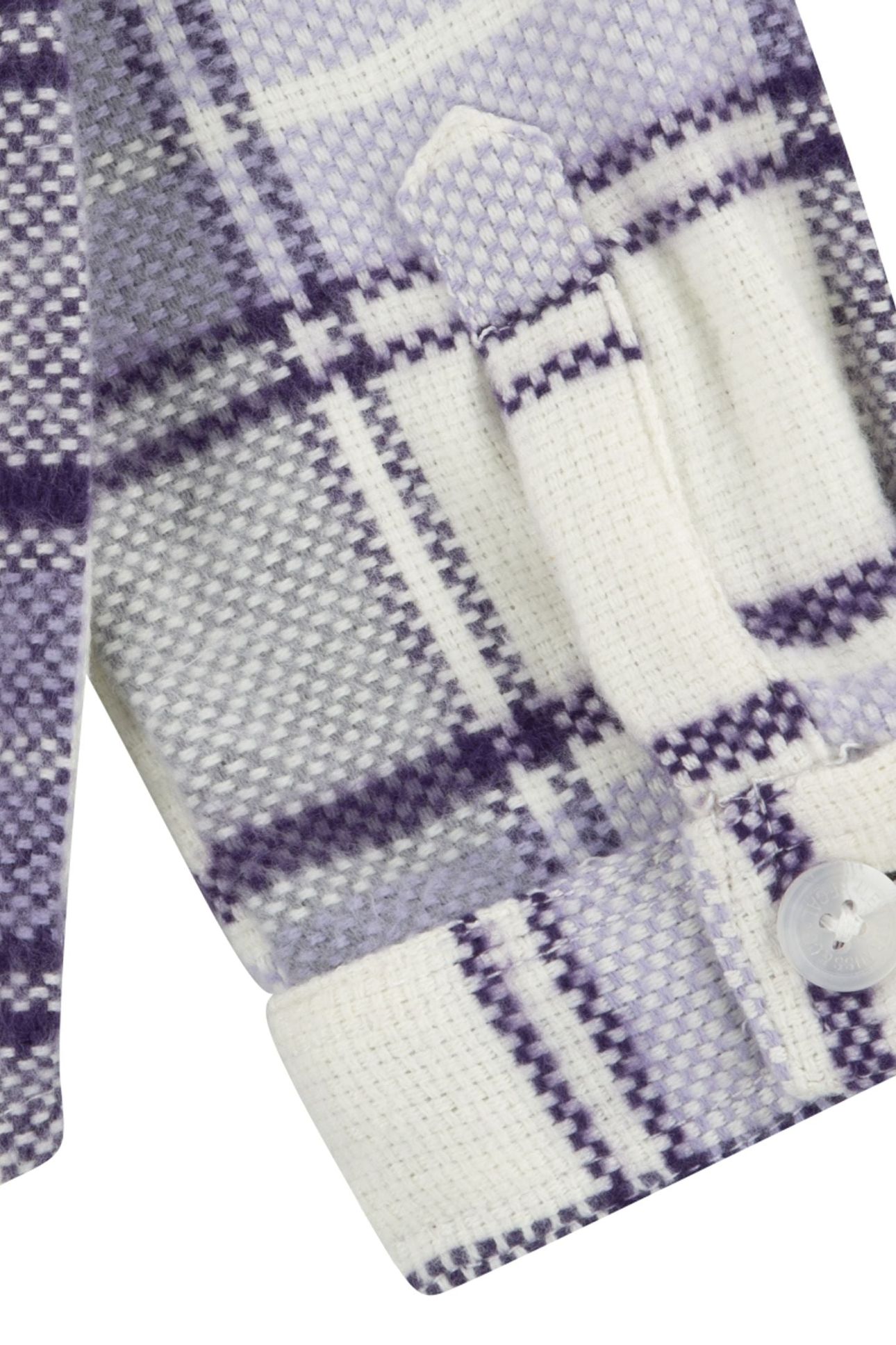 GIRLS OVERSIZED PLAID SHACKET HEIRLOOM LILAC 3
