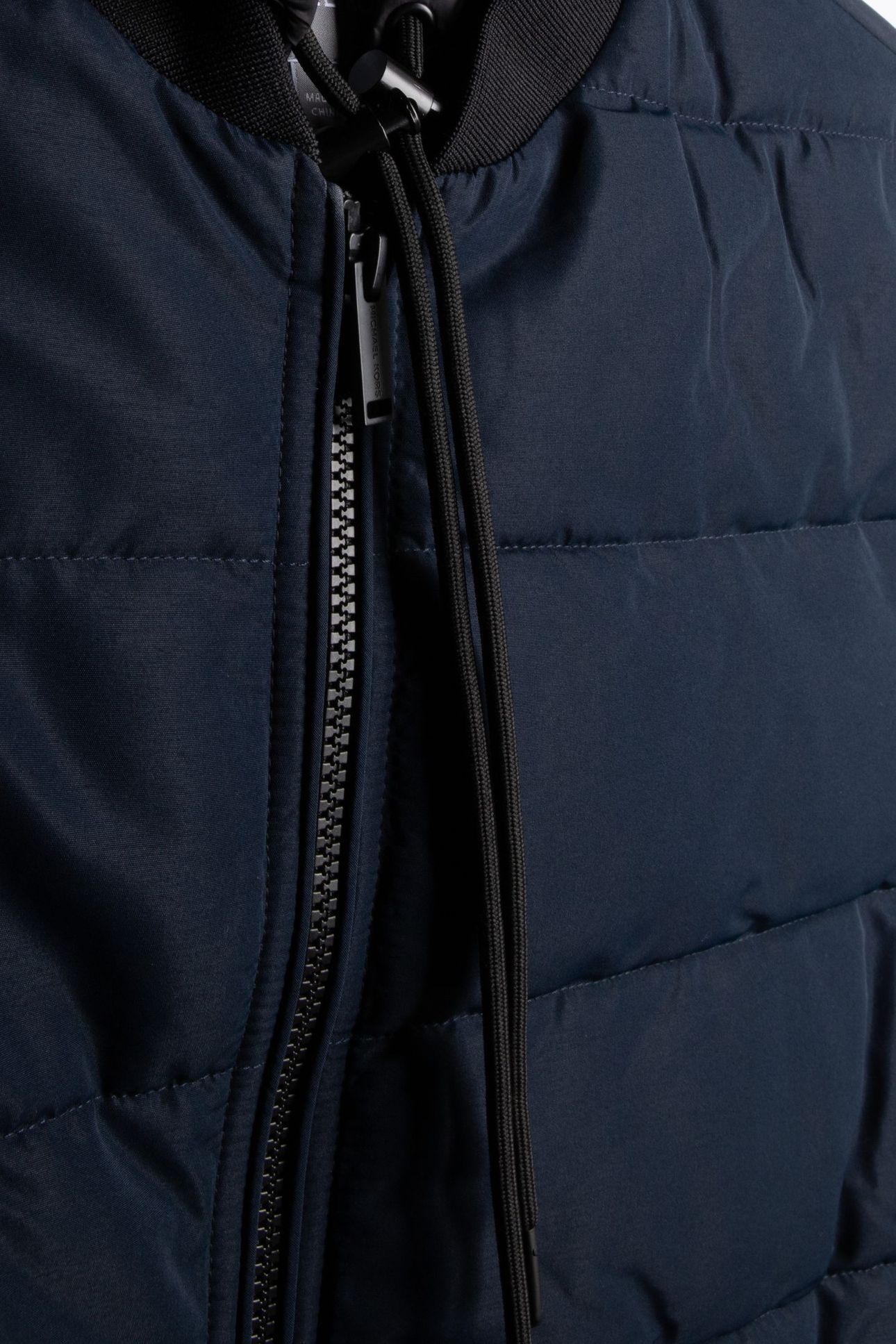 HOODED BOMBER PUFFER COAT MIDNIGHT BLUE 4
