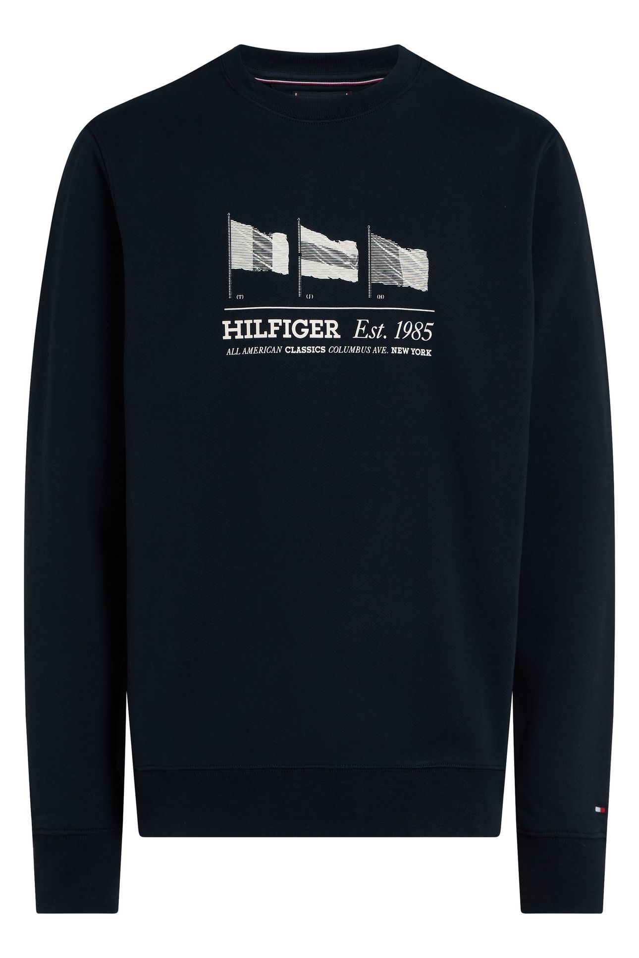 HILFIGER FLAGS CREWNECK DESERT SKY 4