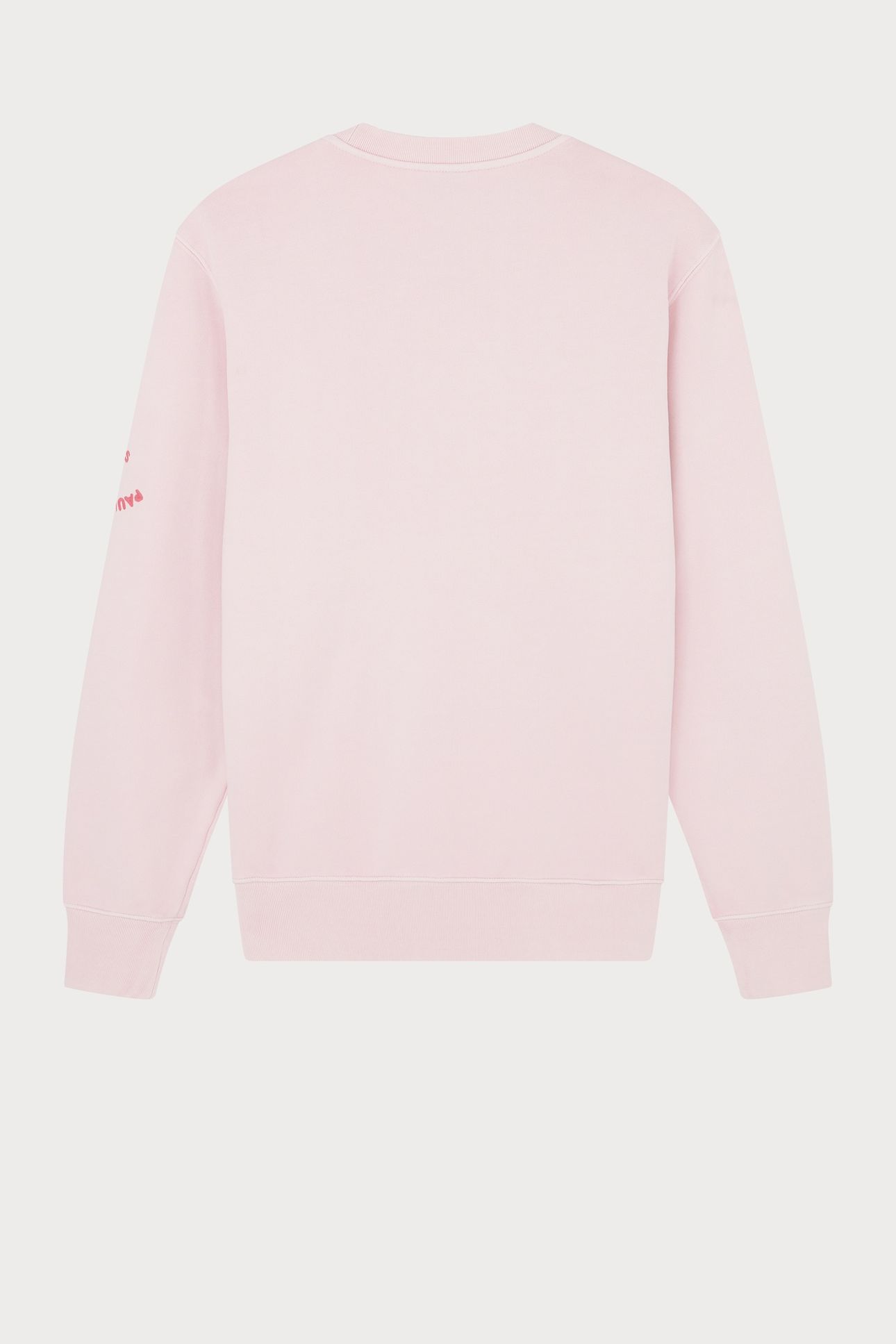 MENS SWEATSHIRT PS HAPPY EMB PINK 2