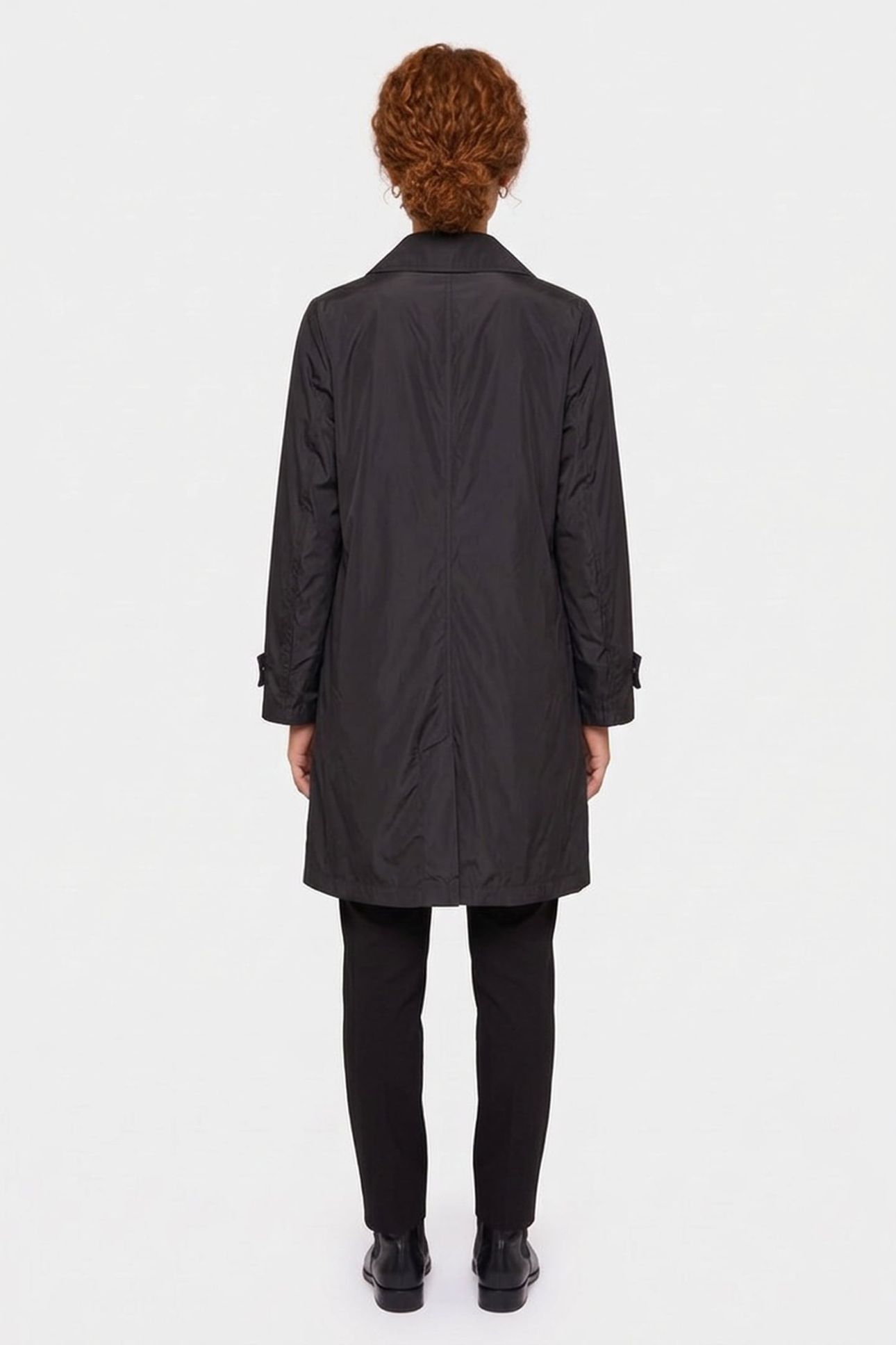 ZIP UP RAINCOAT BLACK 2