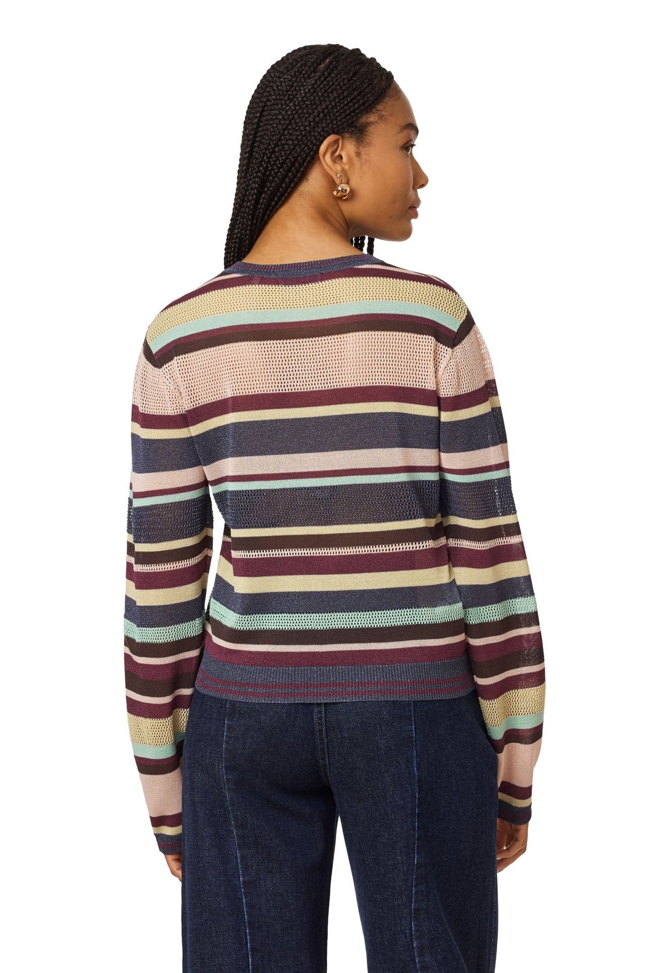 JACQUARD PULLOVER CHARCOAL GREY HEATHER MIX 2