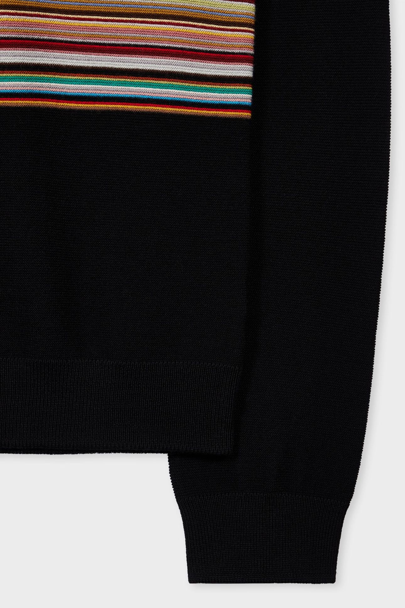MENS SWEATER CREW NECK BLACK 7