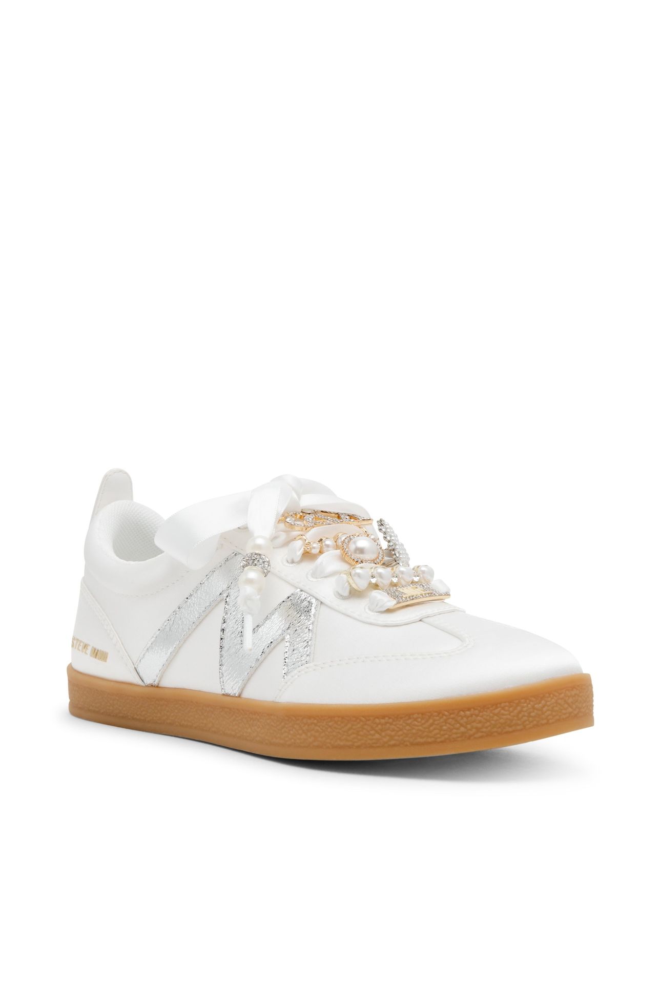 DEGREE-P SNEAKERS IVORY SATIN 2