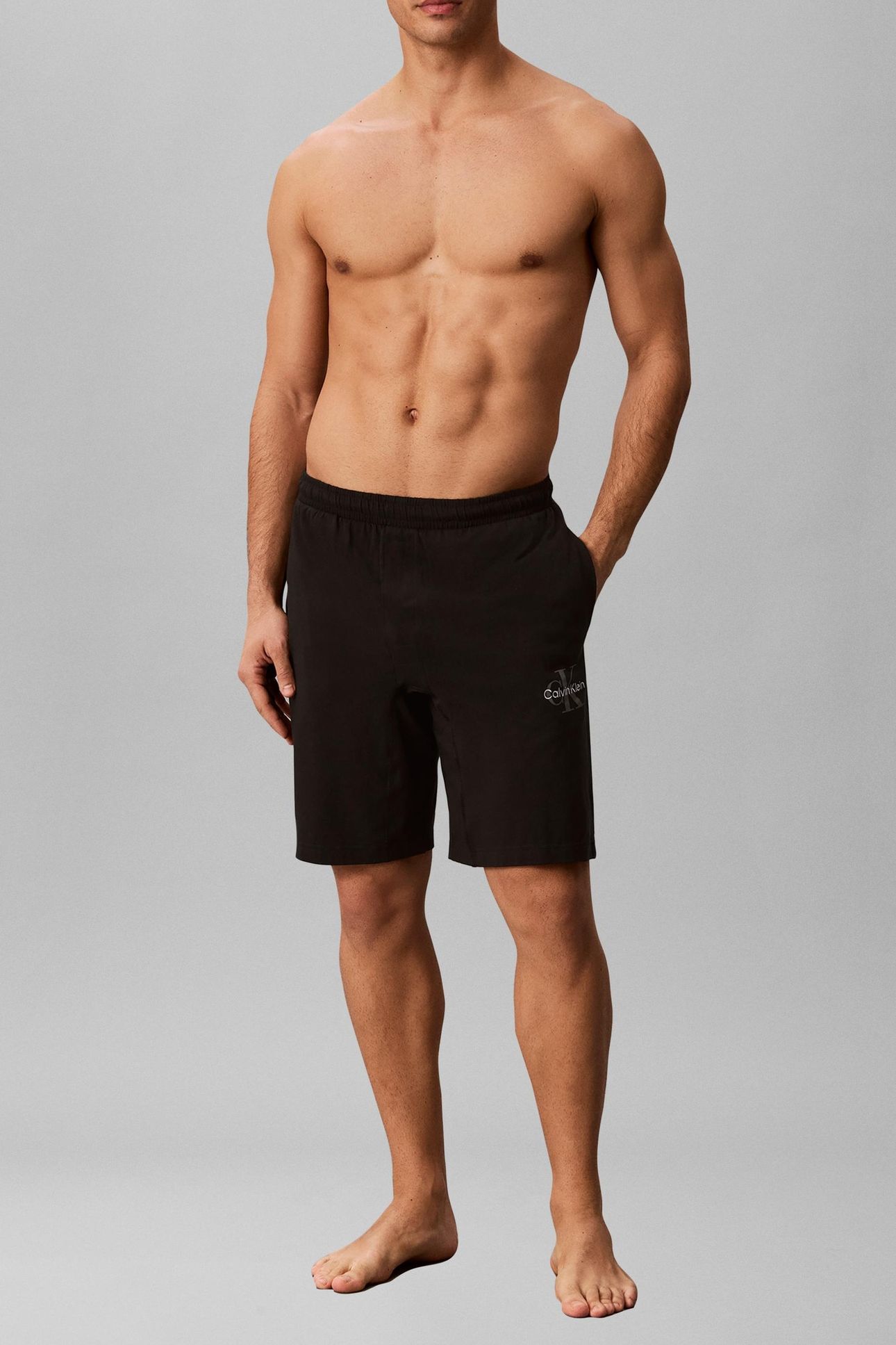 MONOGRAM SLEEP SHORT BLACK 3