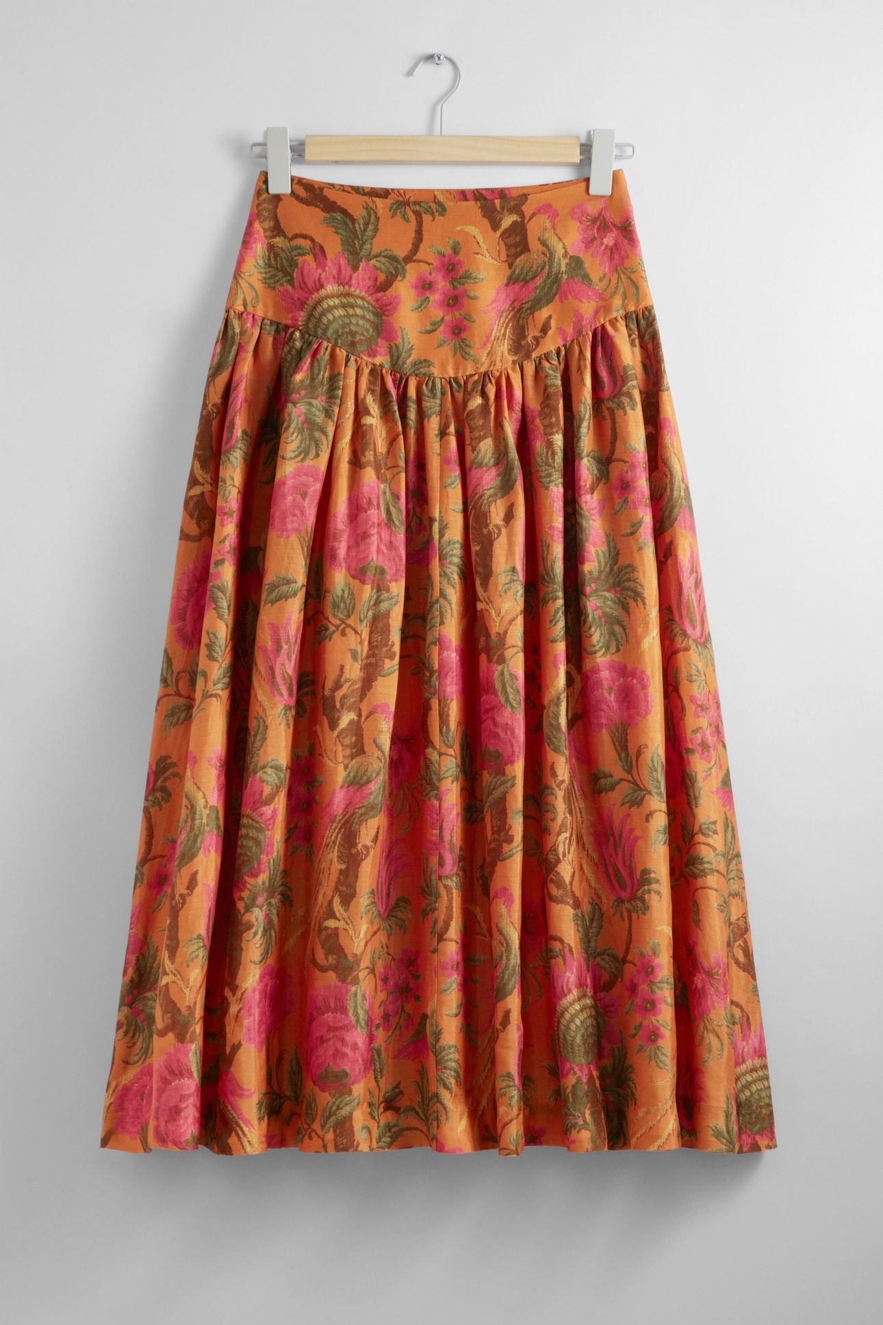 LA AUDRINA TREASURE SKIRT ORANGE 3