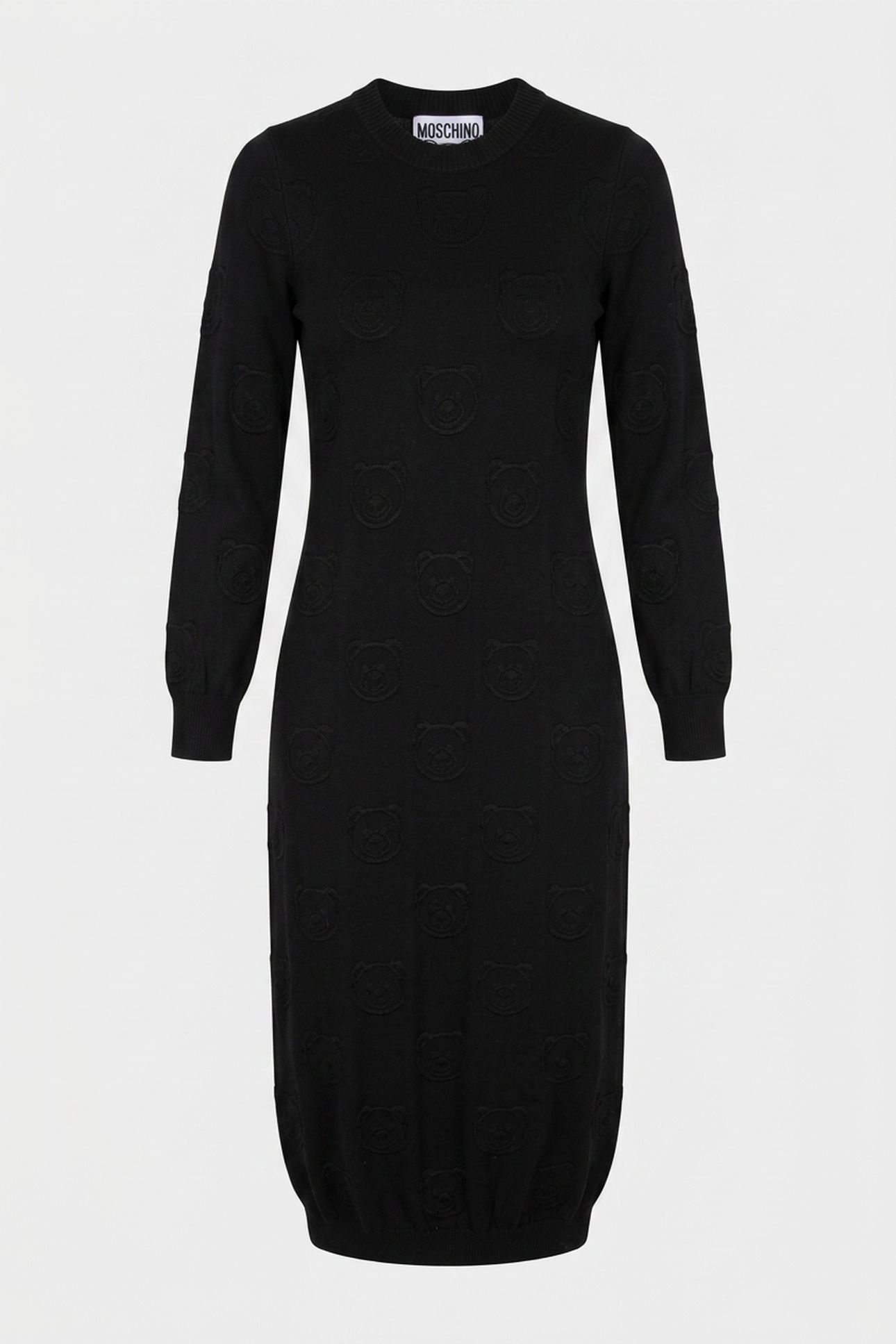 KNIT DRESS BLACK 3