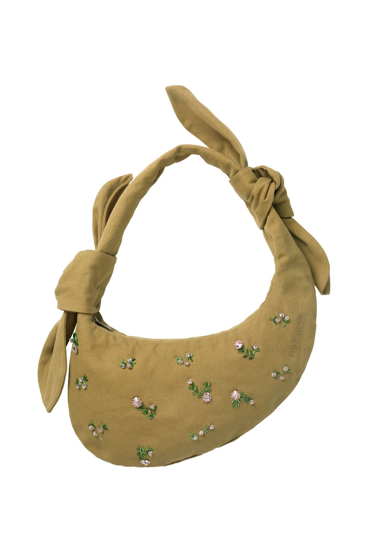 KNOTTED SATCHEL BROWN 1