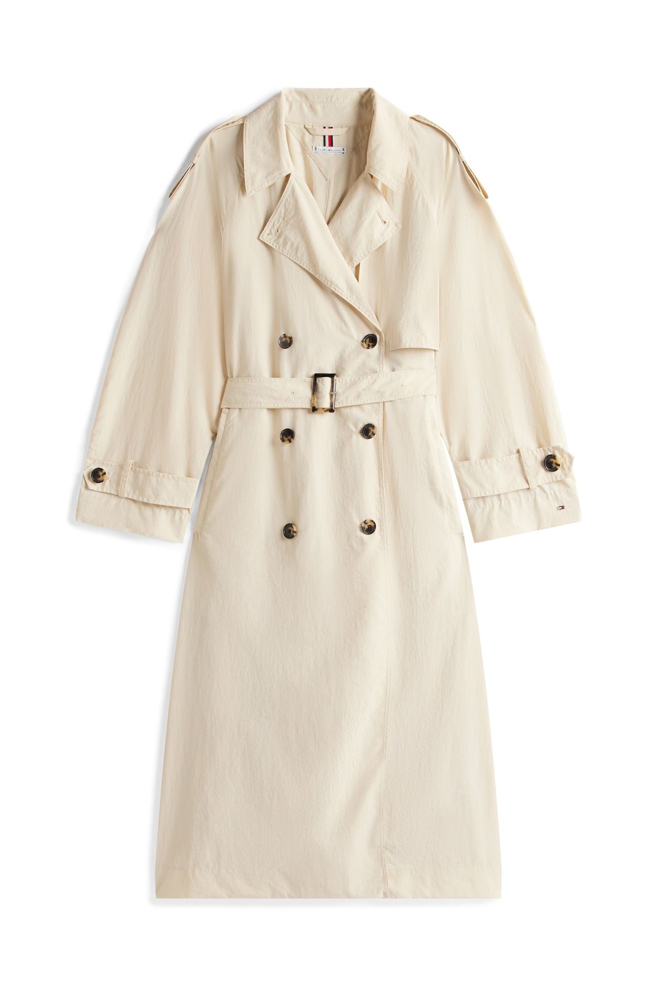 LW NYLON OVERSIZED TRENCH NEWSPRINT 3