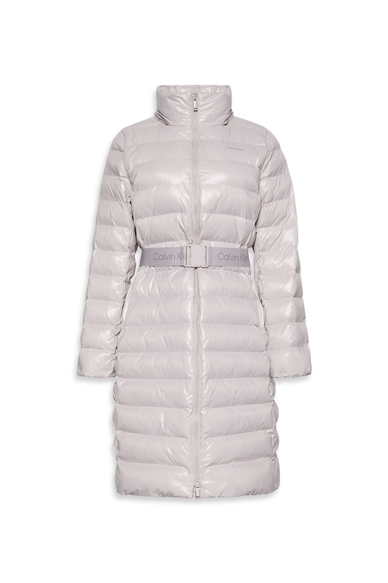 BELTED LIGHTWEIGHT COAT GULL GRAY 4