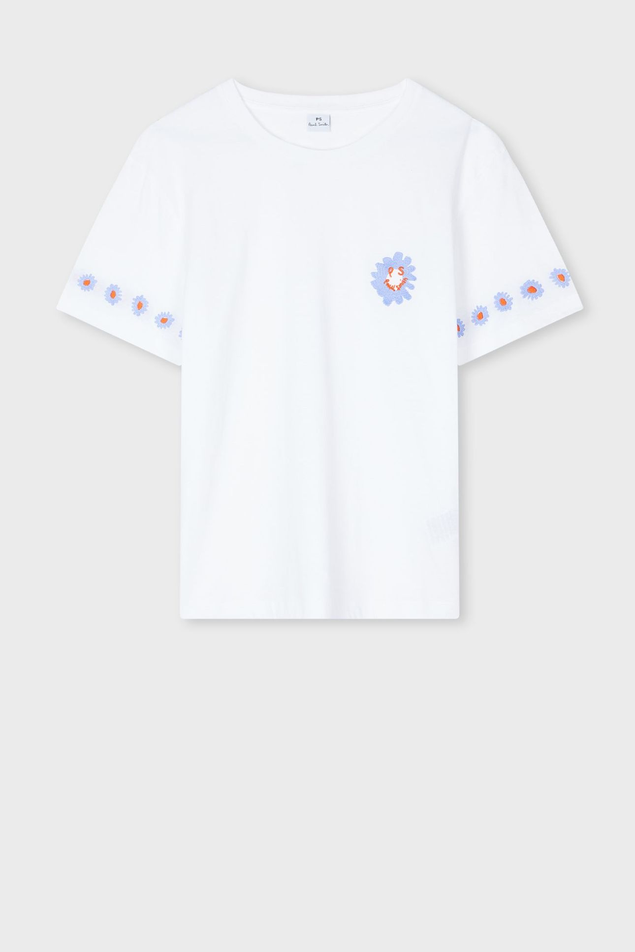 WOMENS DAISY EMB T-SHIRT WHITE 3